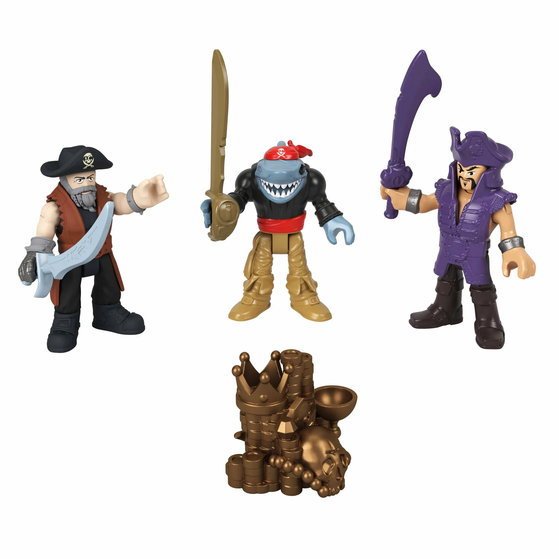 Imaginext La Nave Di Billy Bones nave giocattolo con mani scheletriche e lanciatore 3 personaggi 2 creature marine 7 accessori JLC51