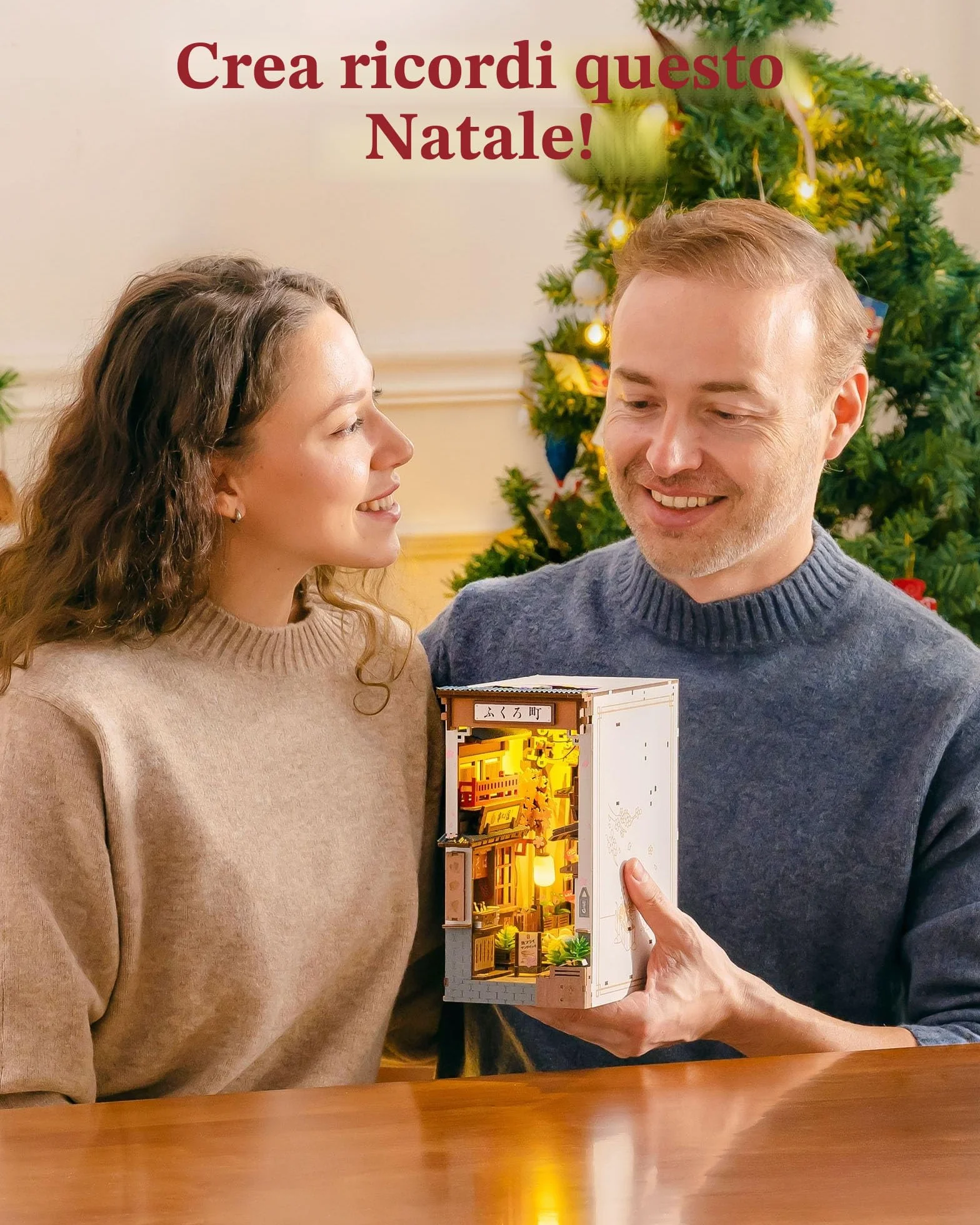 Rolife Book Nook Sakura Wine Alley – Booknook Izakaya Giapponese DIY Miniature House per Adulti, Puzzle 3D Immersivo & Decorazione da Libreria, Regalo Artigianale Antistress (Senza Colla)