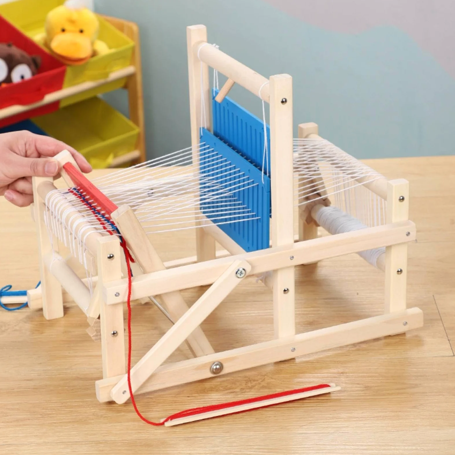predolo Giocattolo Educativo Telaio in Legno Sviluppa la Motricità Fine Giunti a Vite Gioco Creativo per Bambini