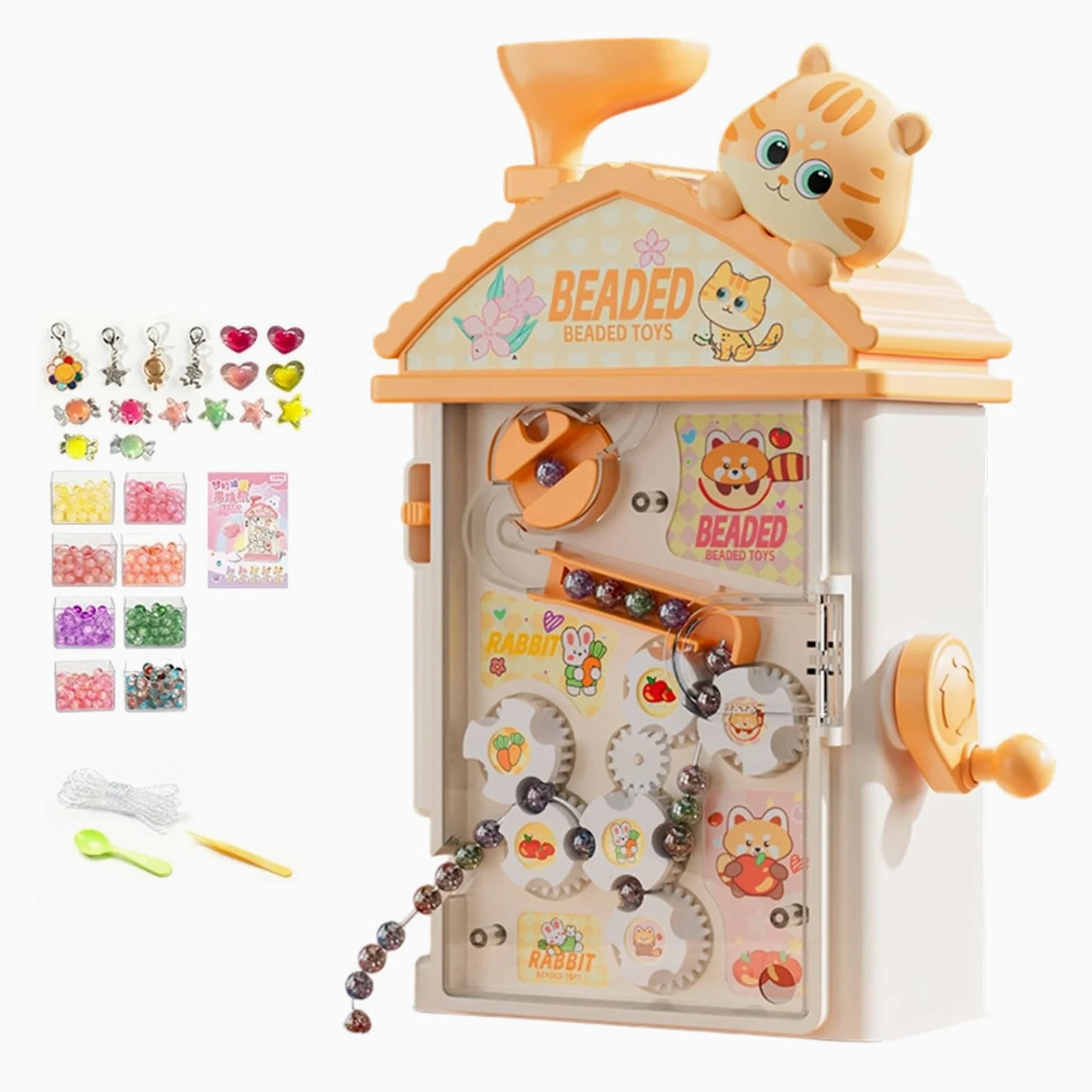 PQSIBBG Semplice infila perline automatico 400 perline giocattolo per Maker Set creativo divertente educativo