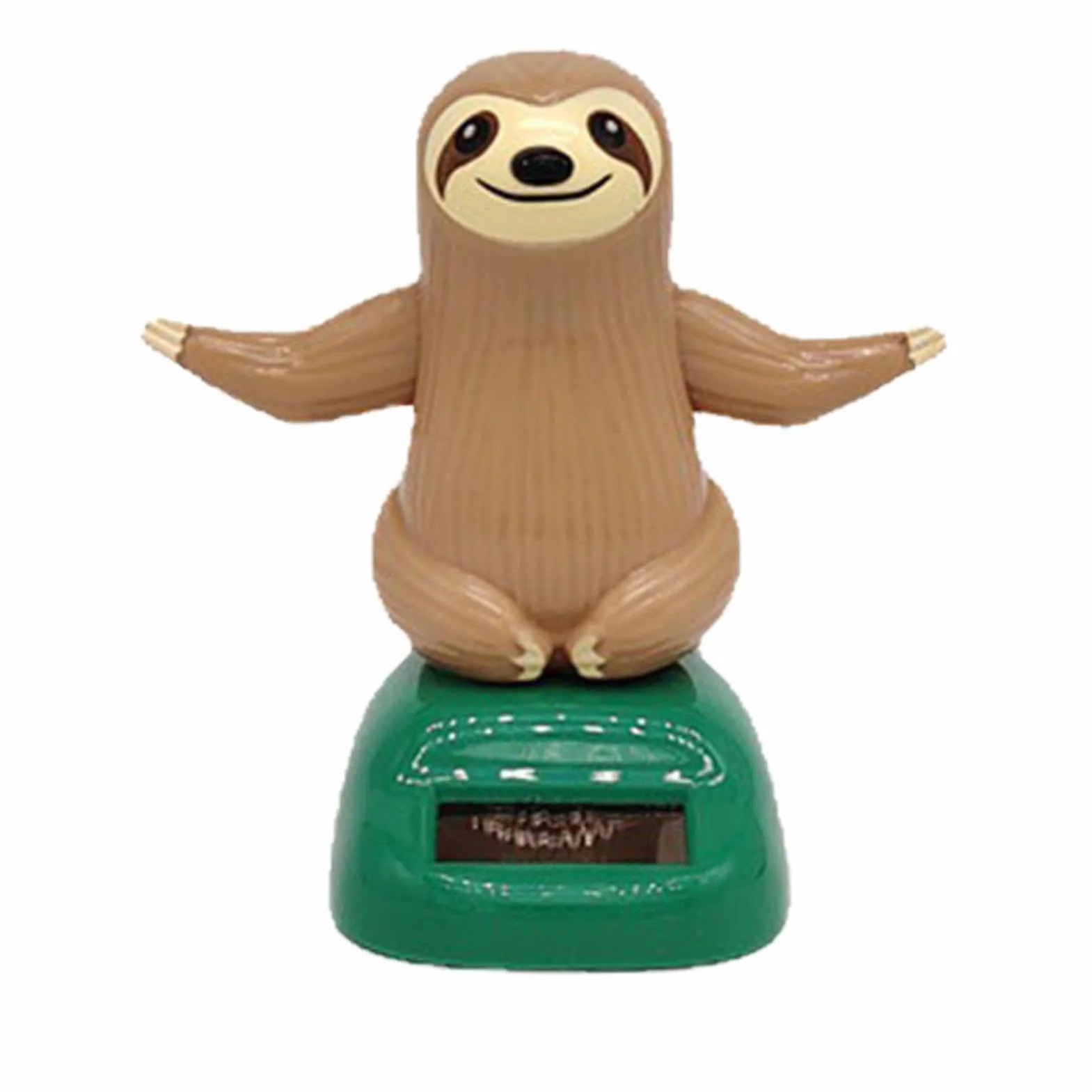 Sloth Solar Dancer - Giocattolo per cruscotto auto, bambola a mano con vibrazione solare | Ballerina animata di pigro Bobble, decorazione energia solare per decorazione c