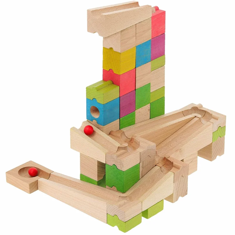 Jeujura - Marble run-68 pz set da costruzione, multicolore (J8366)