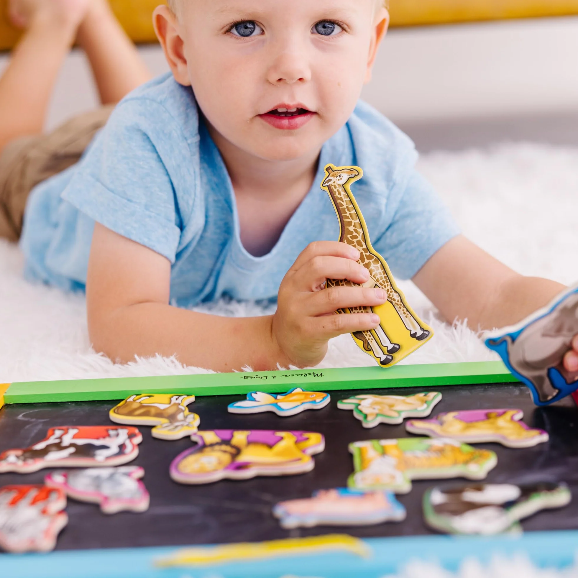 Melissa & Doug Magneti Bambini - Gioco Calamite Educativo in Legno per Lavagna Magnetica, 2+ Anni