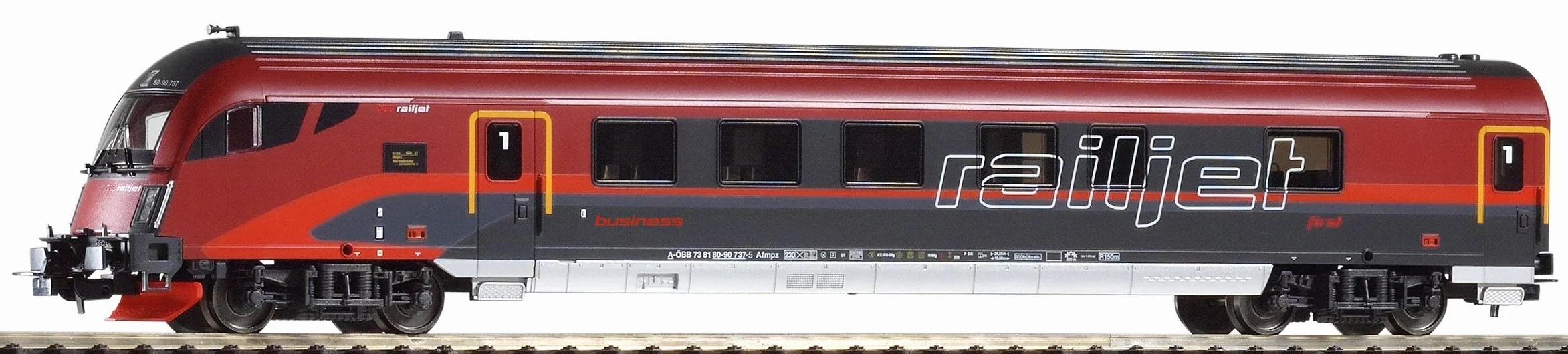 Piko 57672 Controllo Carrello Rail Jet Oebb VI Veicolo di Guida