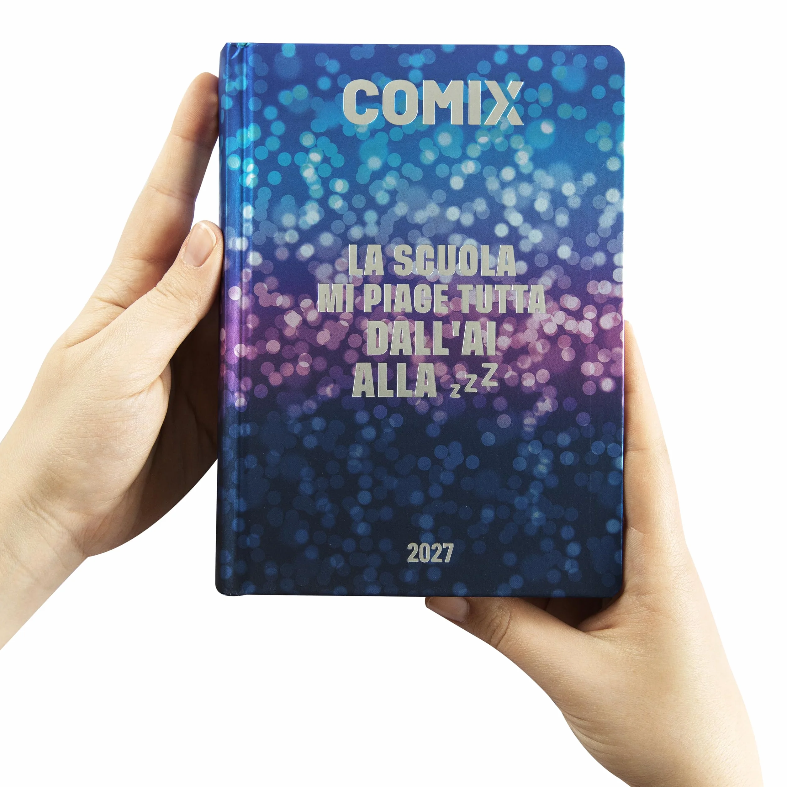 COMIX Agenda 2027 Giornaliera 16 Mesi, Diario Scuole Medie Superiori, Copertina Rigida, 576 Pagine, 13x17,8 cm