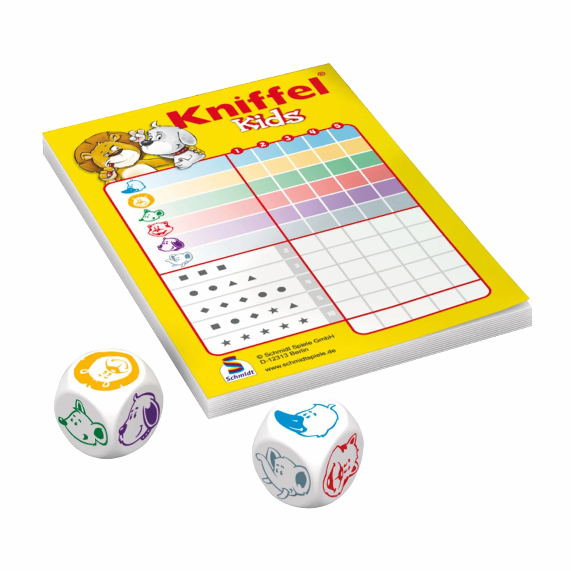 Schmidt Kniffel Kids, Gioco, 19.00 x 27.50 x 6.70 cm, Colore Multicolore, 51245
