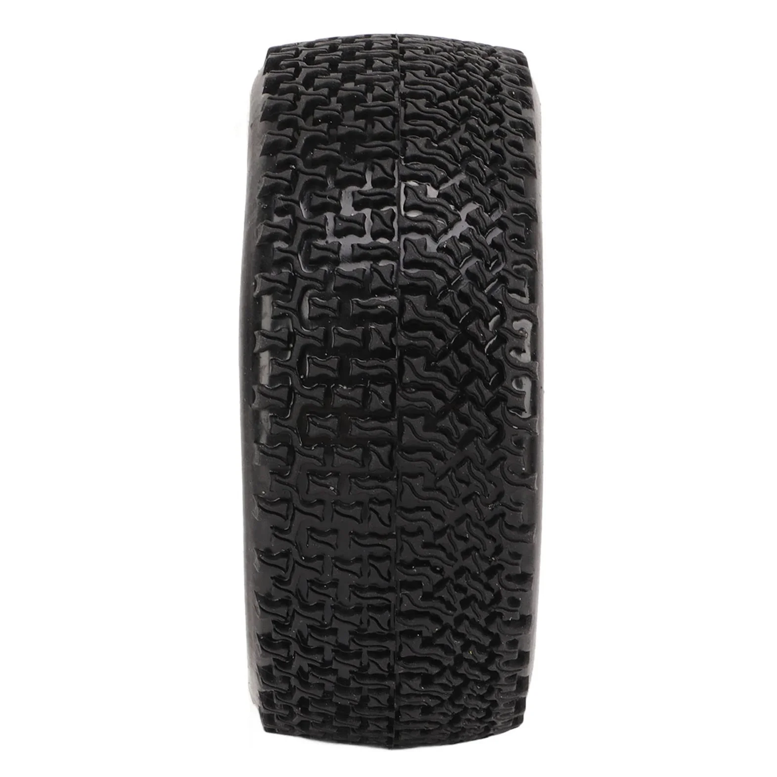 Pneumatico Corto per Camion, Gomma Plastica Resistente all'Usura 4 Pezzi Sostituzione Pneumatici RC per Modellini in Scala 1/10 (Nero)