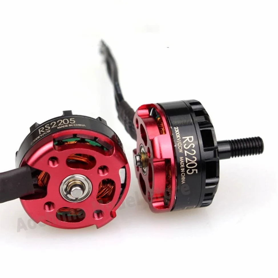 For Emax RS2205 2300KV 2600KV 2205 CW/CCW 3-4S Motore Brushless for RC FPV Racing Drone Quad RS2205 Motore FPV Multicopter Con Scatola (Color : 2300KV 2CW 2CCW)