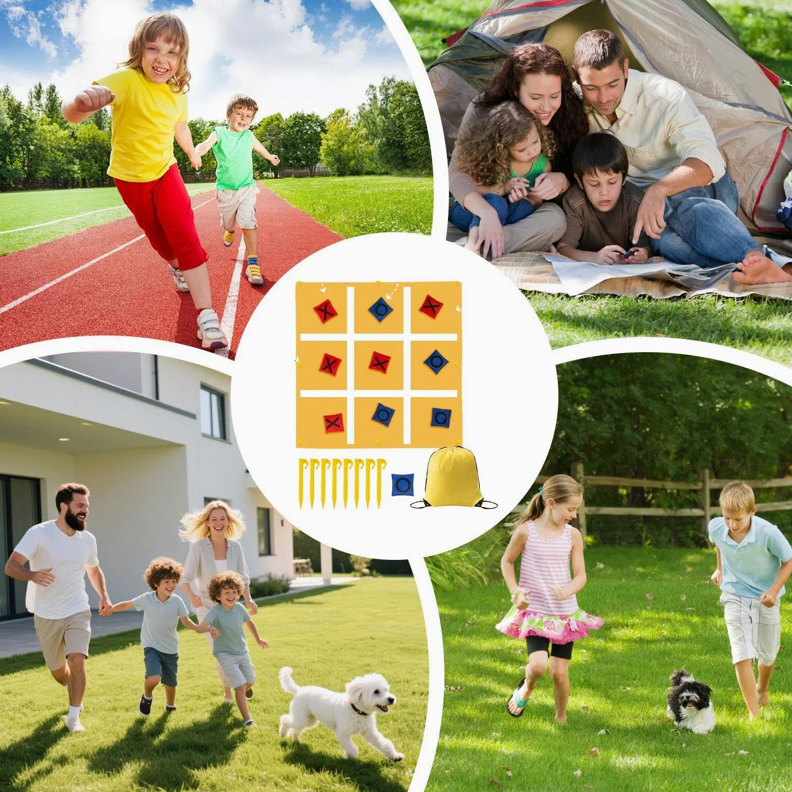 Giochi di Lancio con Bean Bag Attività Divertenti | di Tiro e Lancio Per Spiaggia Cortile all'Aperto Giardino Casa Famiglia Campeggio Festa Cortile Evento