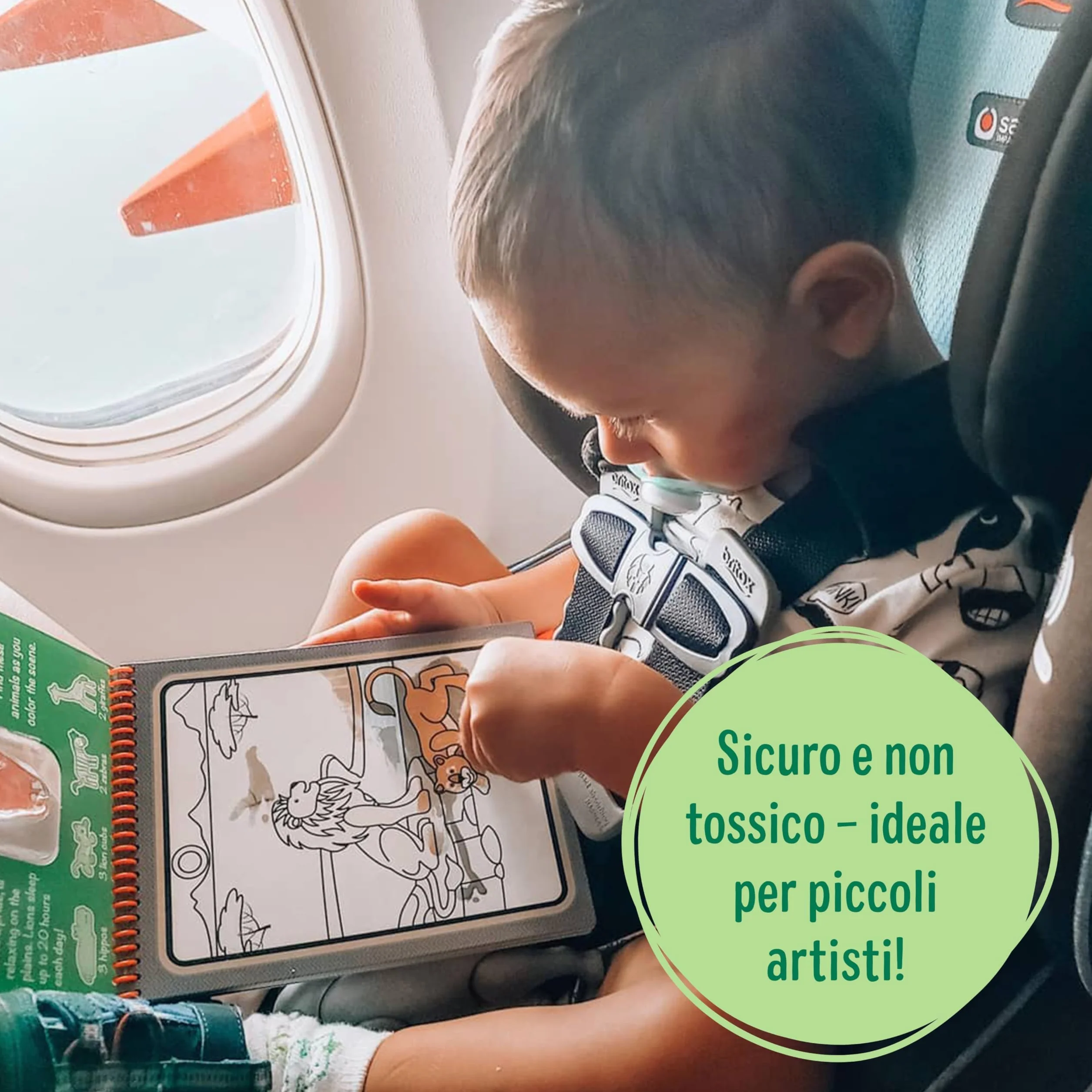 Melissa & Doug Water Wow! Libro Magico da Colorare con Pennello ad Acqua Fattoria, Gioco Educativo per Bambini 3+