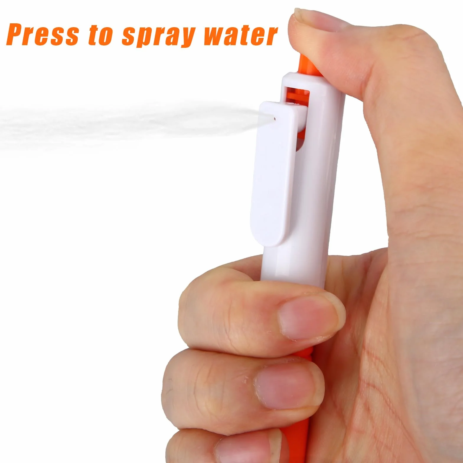 lasuroa 2 Pz Penne ad Acqua, Penne a Doppio Uso Scrivere e Spruzzare, Giocattoli con Spruzzo d'Acqua per Scherzi e Trucchi Articoli per Scherzi Bambini Adulti (Arancione, Blu)