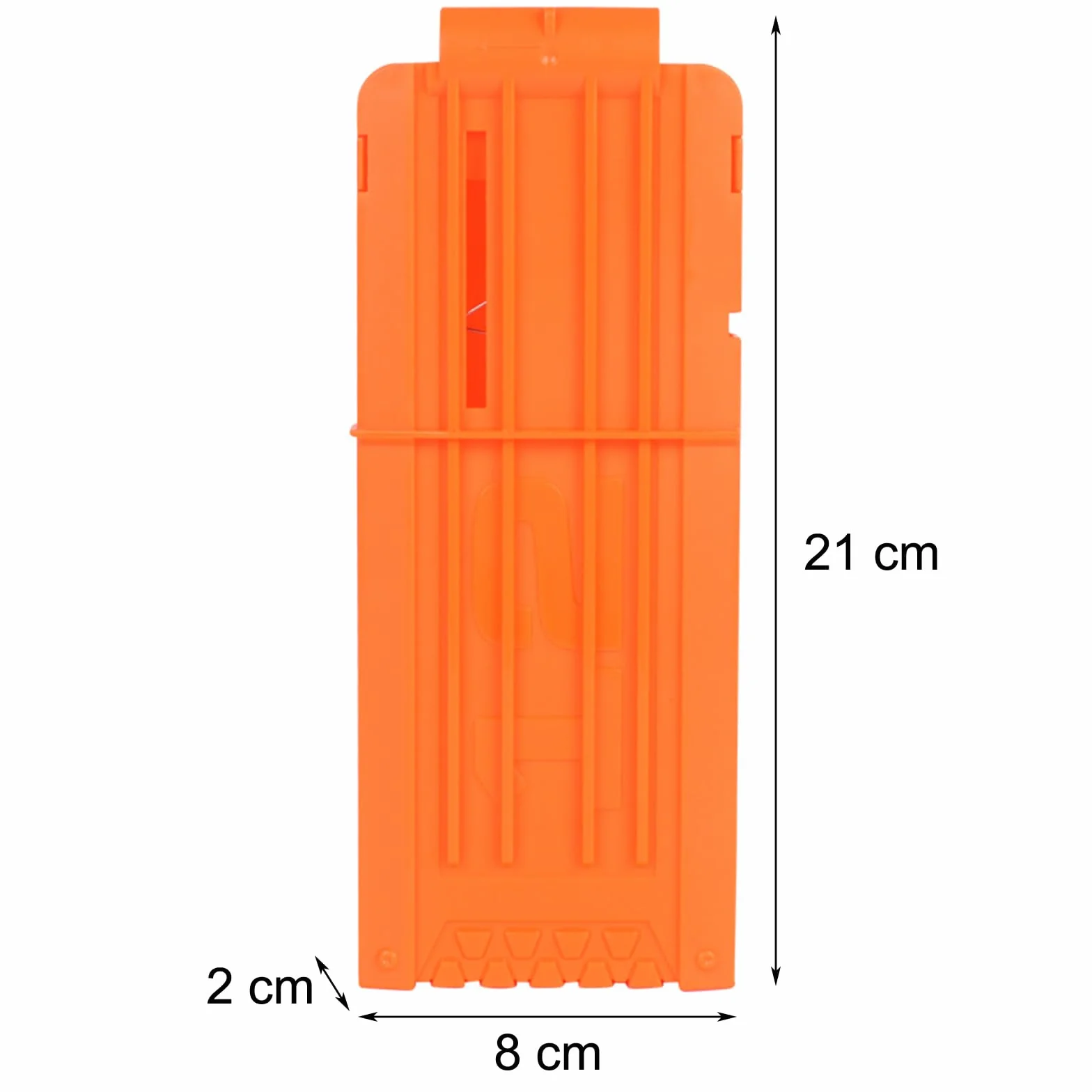 2 clip Magazine per Nerf N Strike, 12-Darts Frecce Clip Magazine, ricarica rapida Freccette Clip Magazine per Nerf N-Streik Elite Series fucili giocattolo, arancione