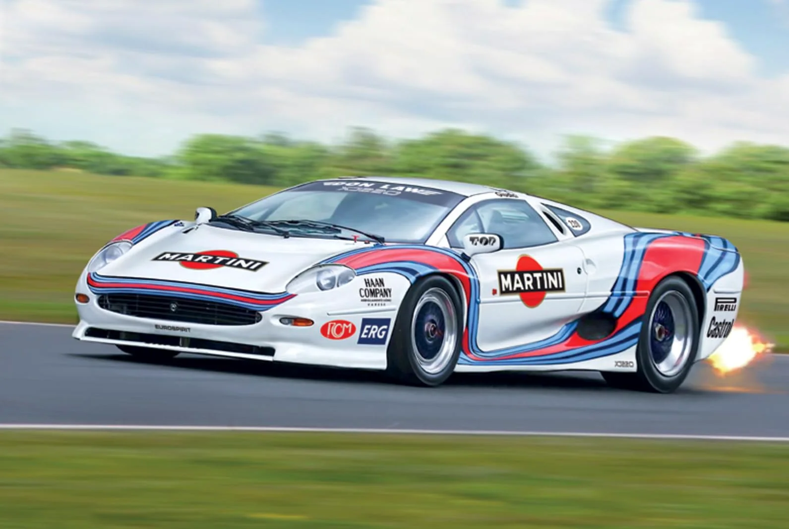 ITALERI 3669 Jaguar XJ 220 Racing, Model Kit/Modello in plastica da montare. Scala 1:24 Skill 2
