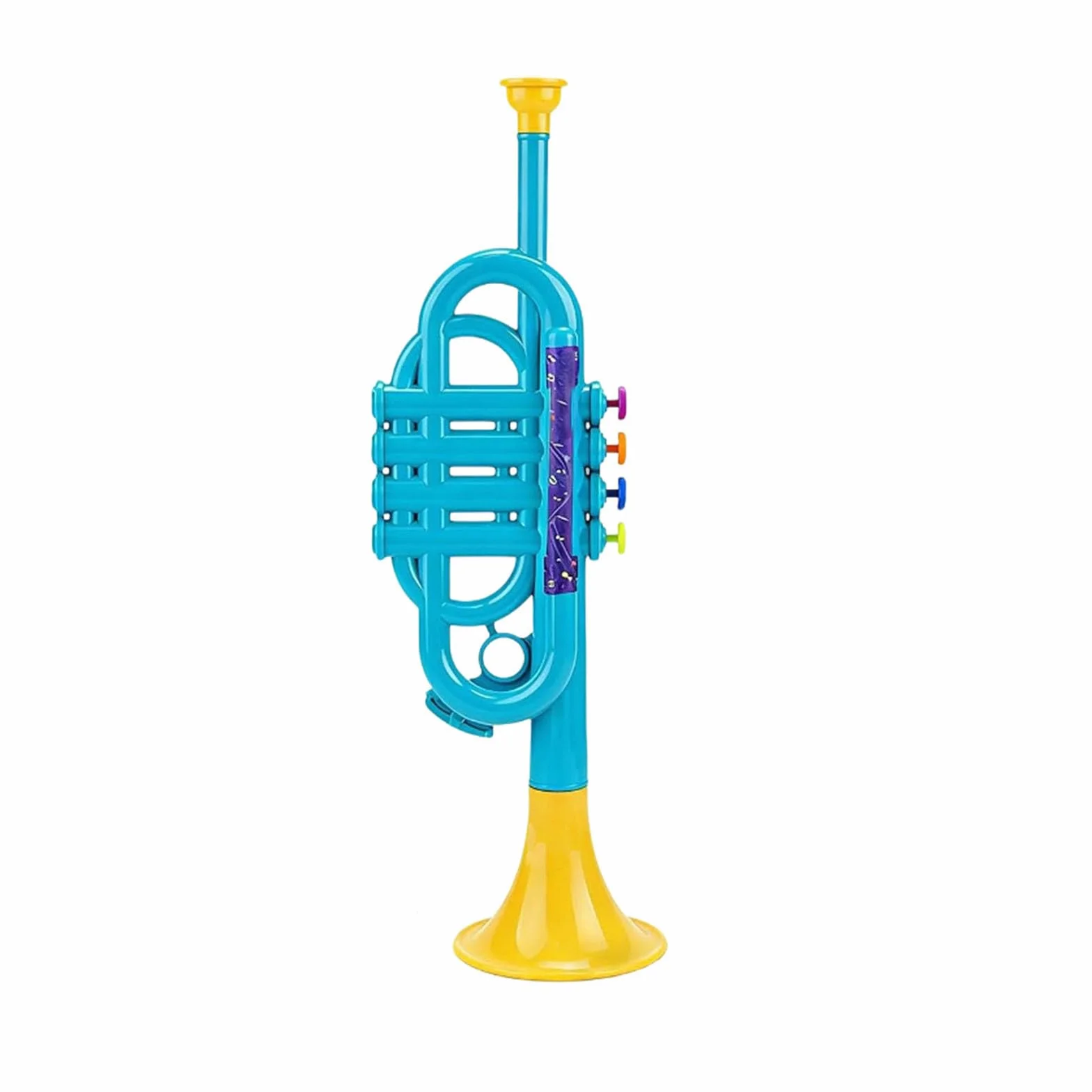 Generisch 2026 - Tromba giocattolo interattiva per genitori, strumenti musicali simulati, tromba per bambini, scuola materna, 35 x 10 x 8,5 cm