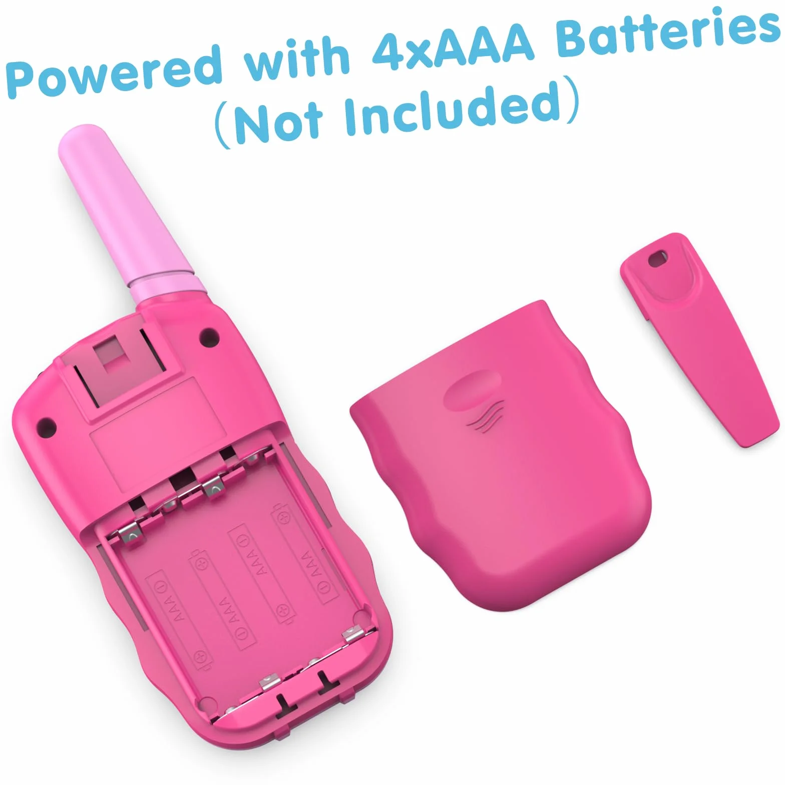 Walkie Talkie per Bambini 8 Canali Radio a 2 Vie con Torcia LCD Retroilluminata Giocattoli 3-12 Anni Regali