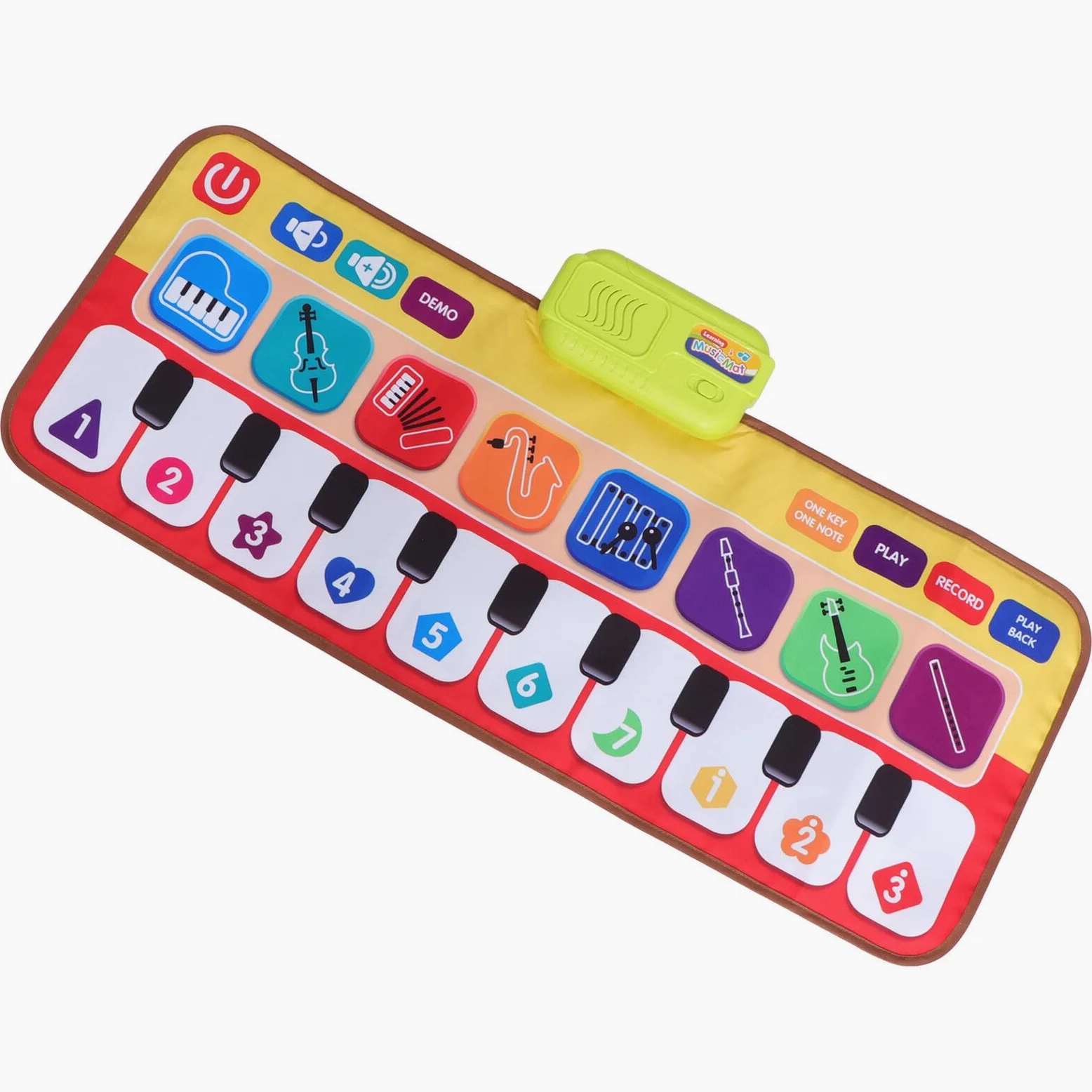 Tappeto Musicale Piano Danza 1 Pezzo in Plastica e Stoffa per Bambini | Tastiera Bimbi, Gioco Didattico Modalità Multiple, Regalo Educativo per Ragazzo e Ragazza
