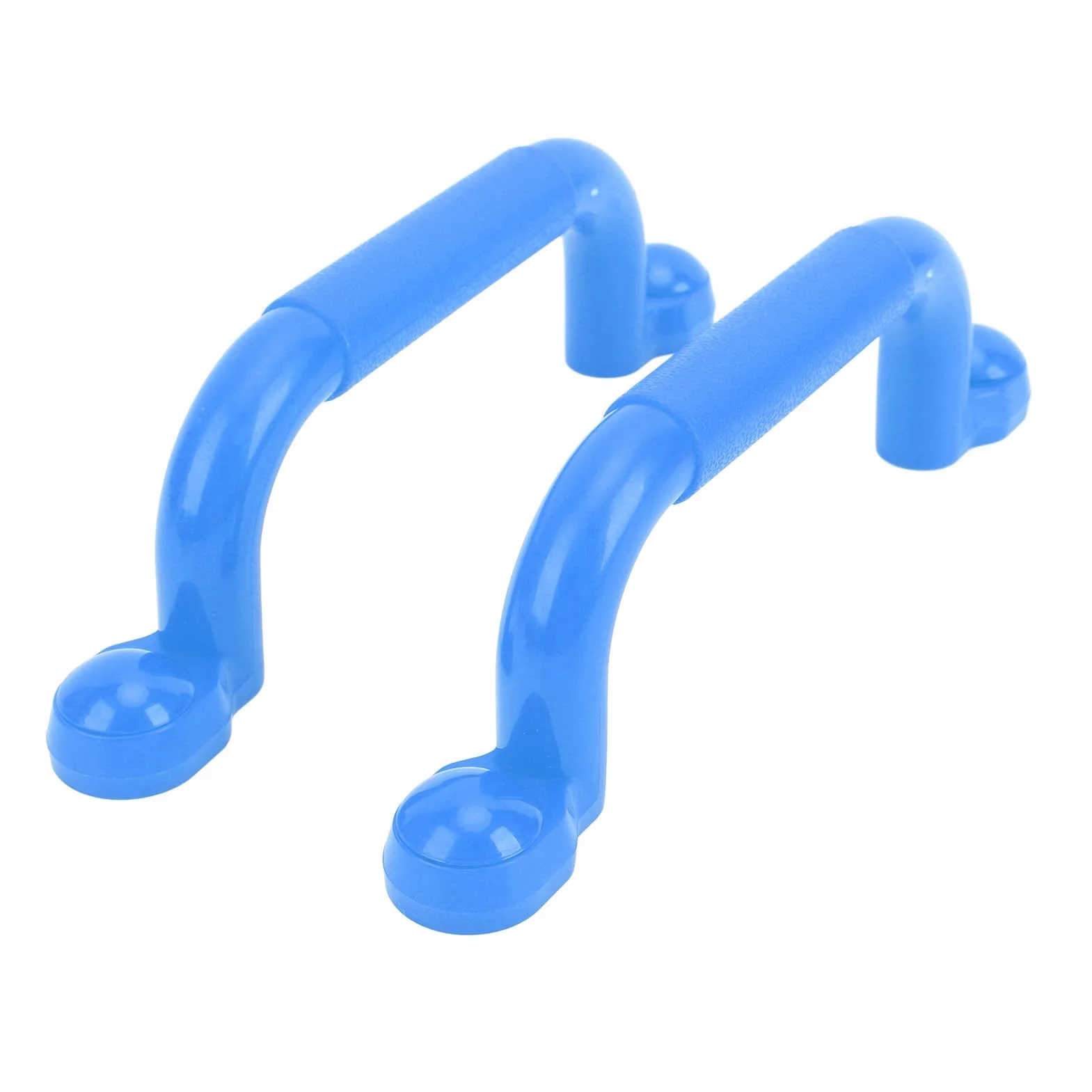 1 paio di maniglie per parco giochi professionali, versatili, antiscivolo, robuste e di grandi dimensioni, per strutture di arrampicata e casette da gioco. (Blu)