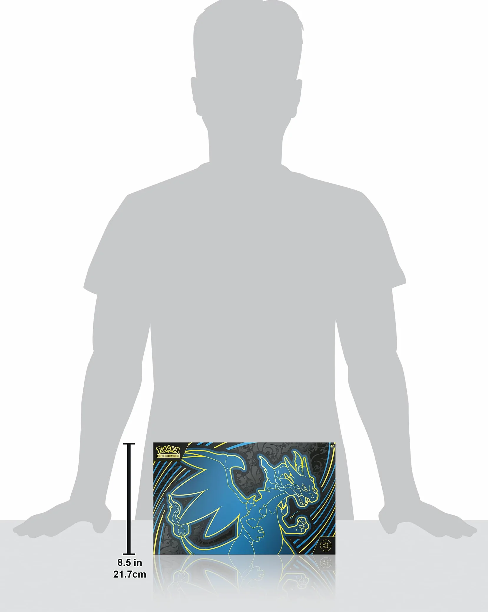 Pokémon GCC: Collezione Ultra Premium Mega Charizard X-ex con 2 carte olografiche, 18 buste espansione e accessori premium