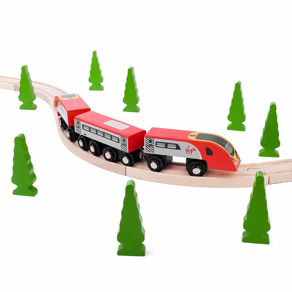 Bigjigs Rail Pendolino Treni Virgin