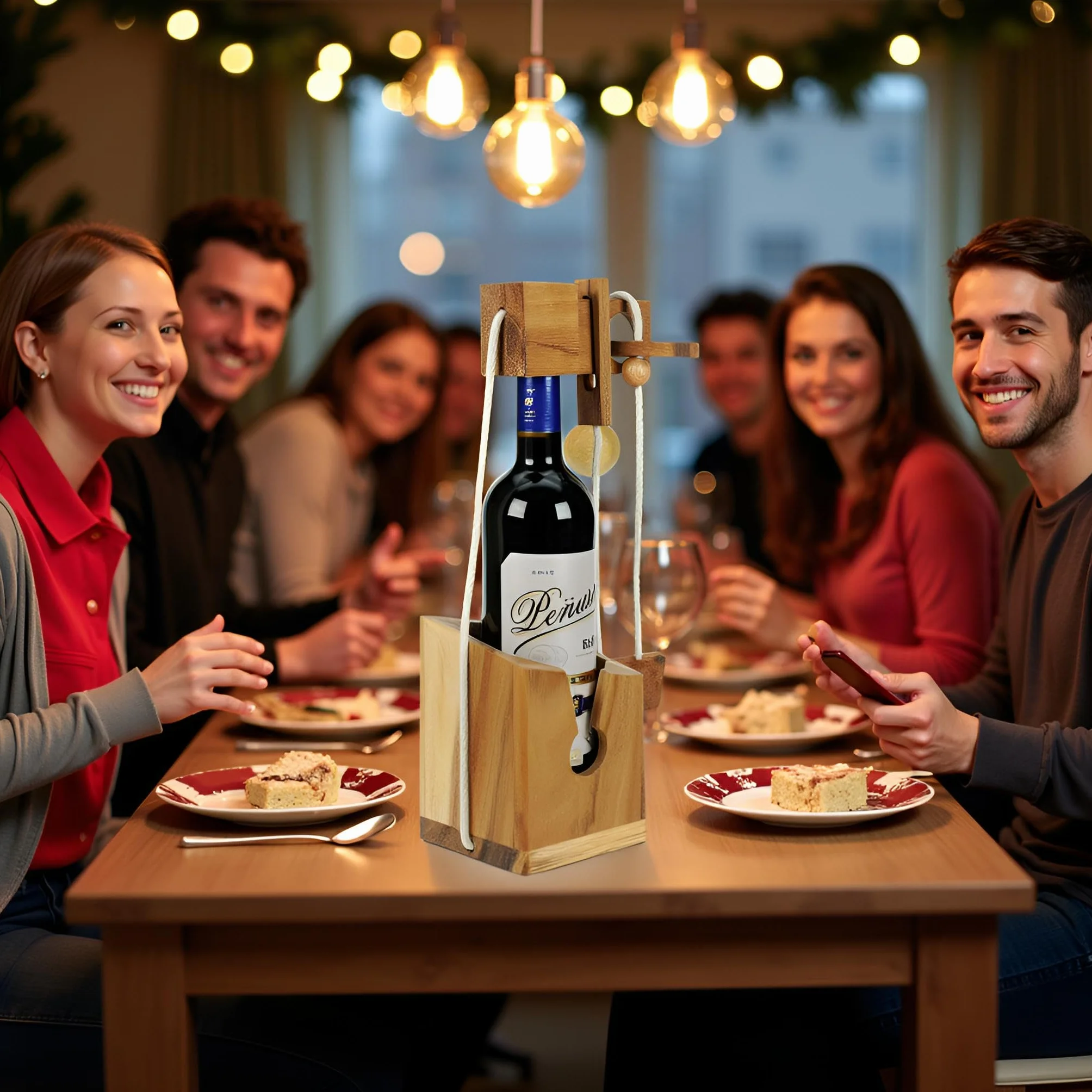 Puzzle bottiglia di vino Rompicapo regalo per adulti Natale