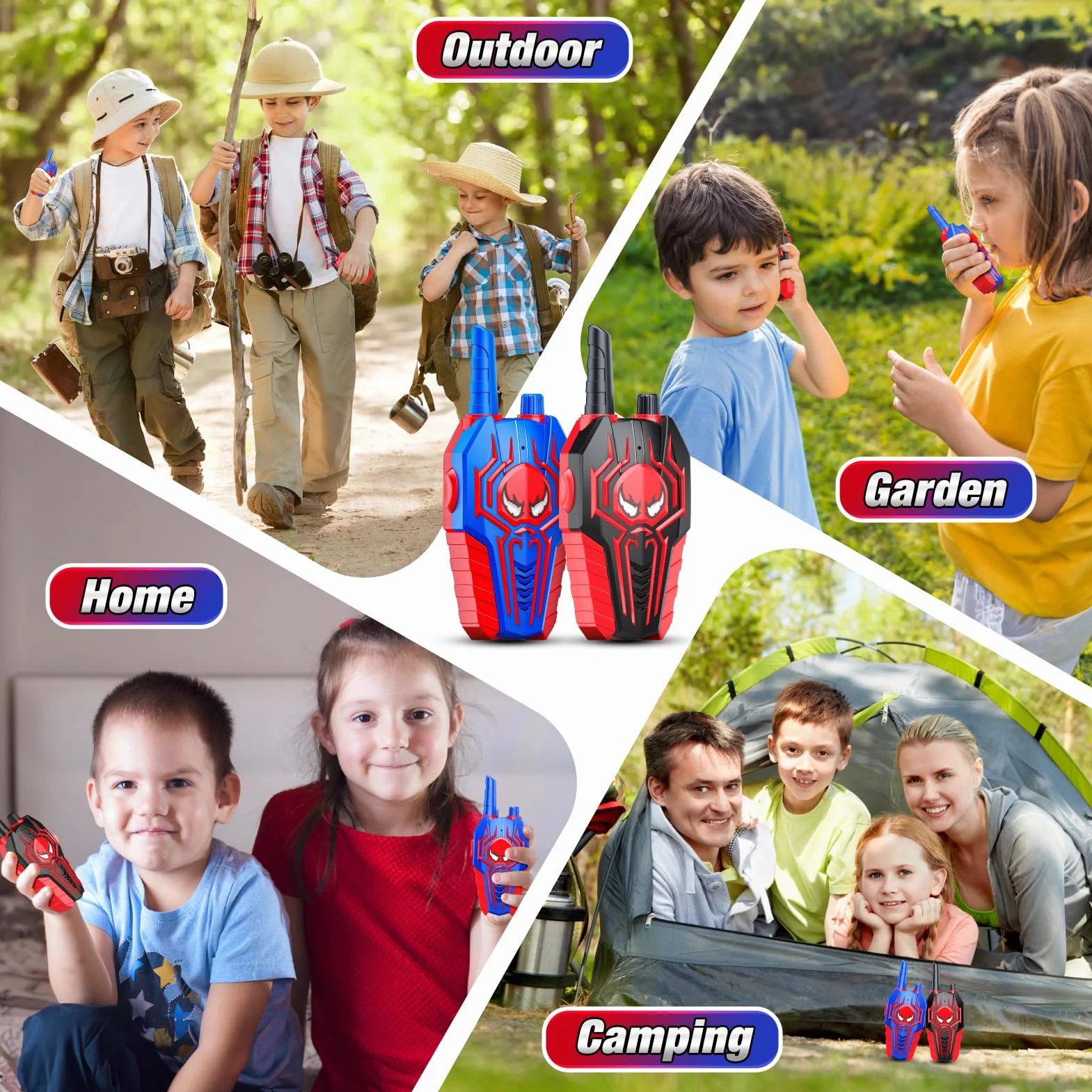 Walkie Talkie Bambini Giocattolo da Esterno Regalo 3-10 Anni