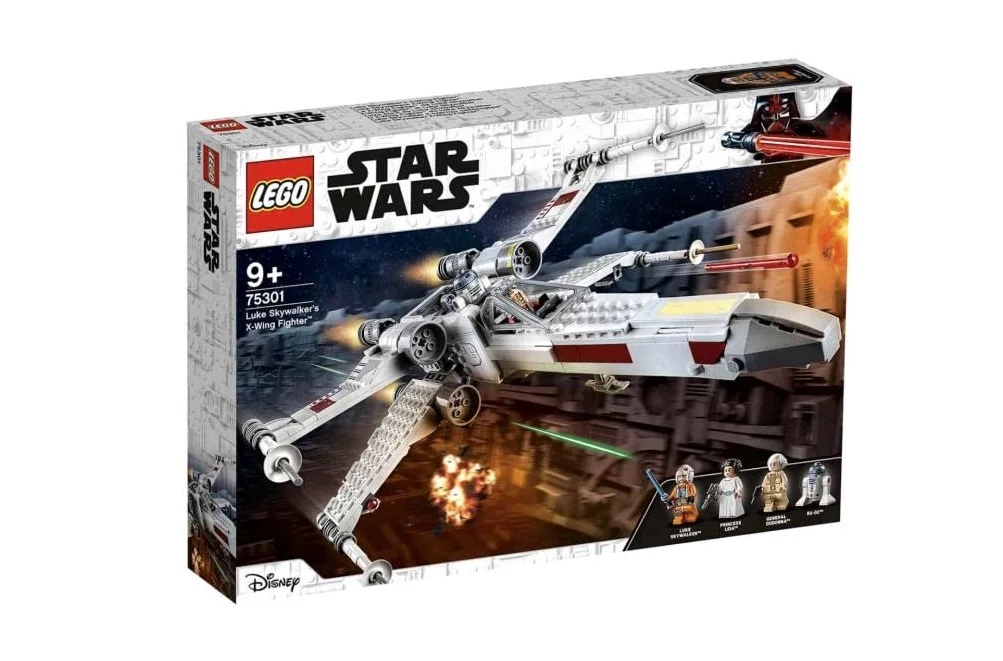 LEGO Star Wars X-Wing Fighter di Luke Skywalker, Giochi per Bambini e Bambine da 9 Anni in su, Set con Astronave Giocattolo, Minifigure della Principessa Leila e Droide R2-D2, Idee Regalo 75301