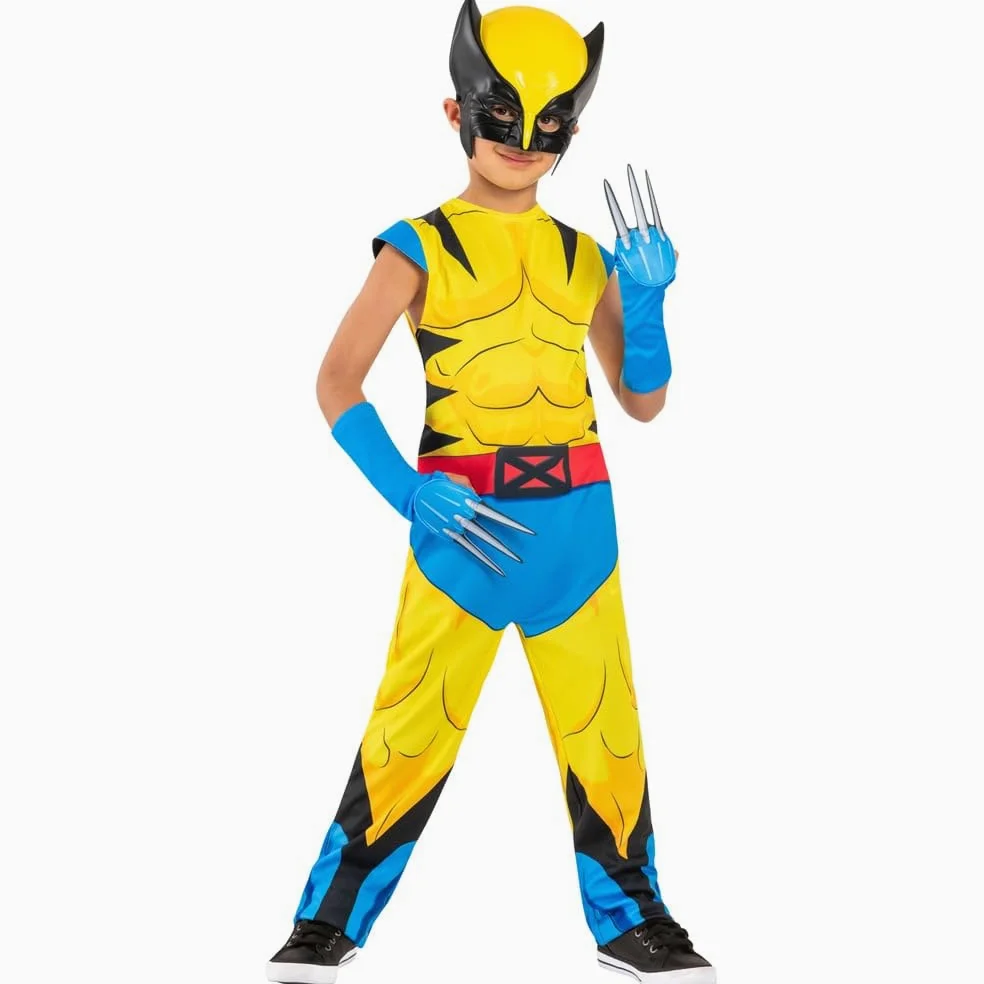 Rubies Costume ufficiale Marvel Wolverine per bambini, taglia 9-10