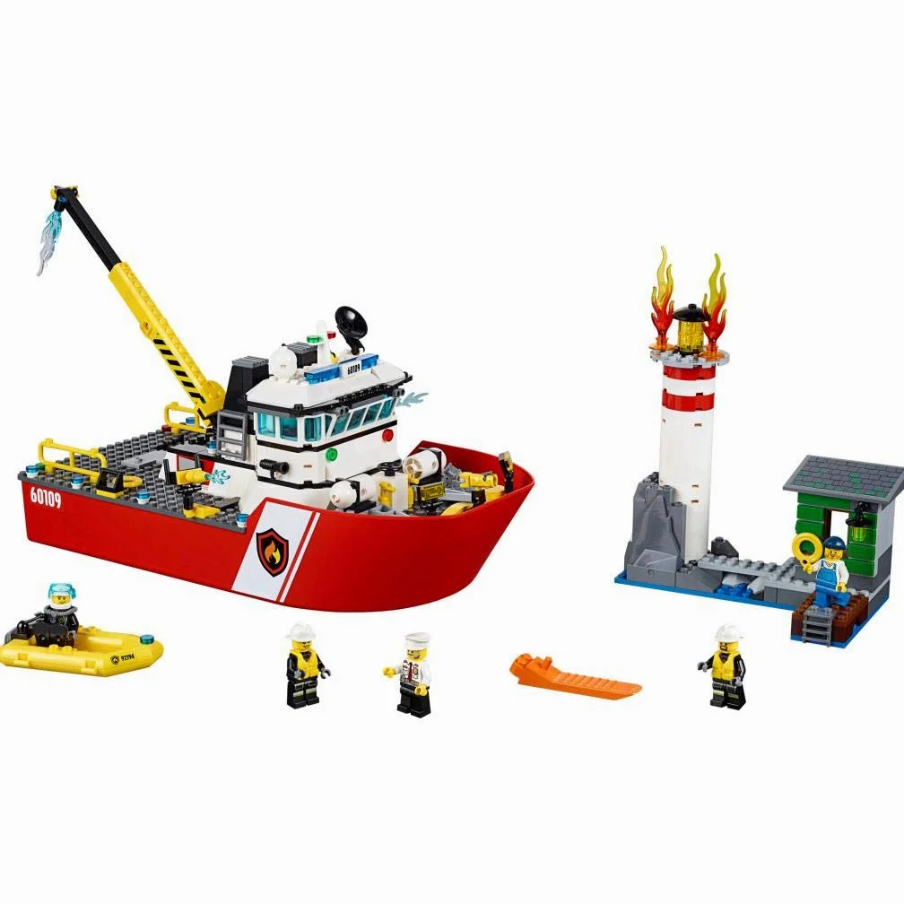 LEGO 60109 - City Pompieri Motobarca Antincendio
