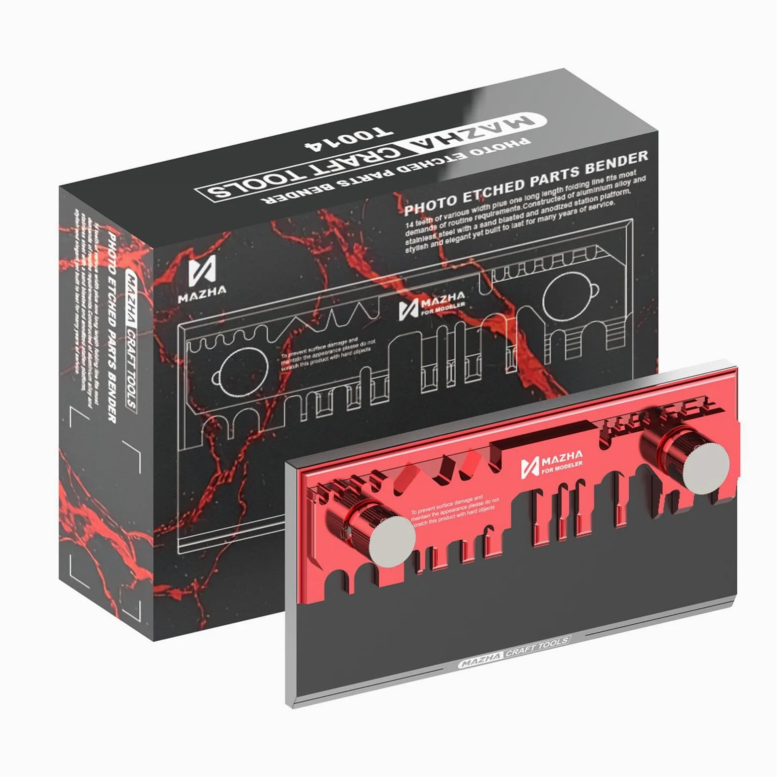 Parti Fotoincise Piegatrice Morsa Modellazione per di Incisione per Hobbisti per Modellismo in Armati Aeromobili Hobby Fai da, 17,7x9,1x3cm