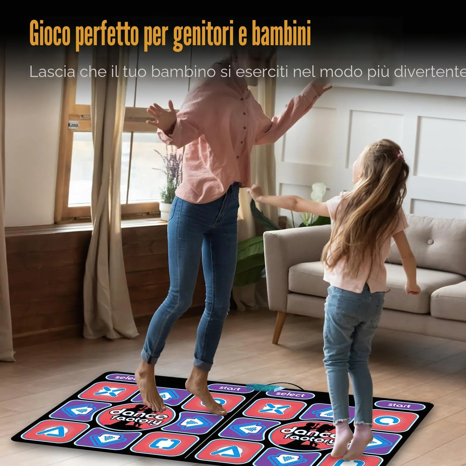 Kouamor Tappeto da ballo con 100 musiche integrate 65 giochi sensoriali 3 modalità di ballo regalo compleanno