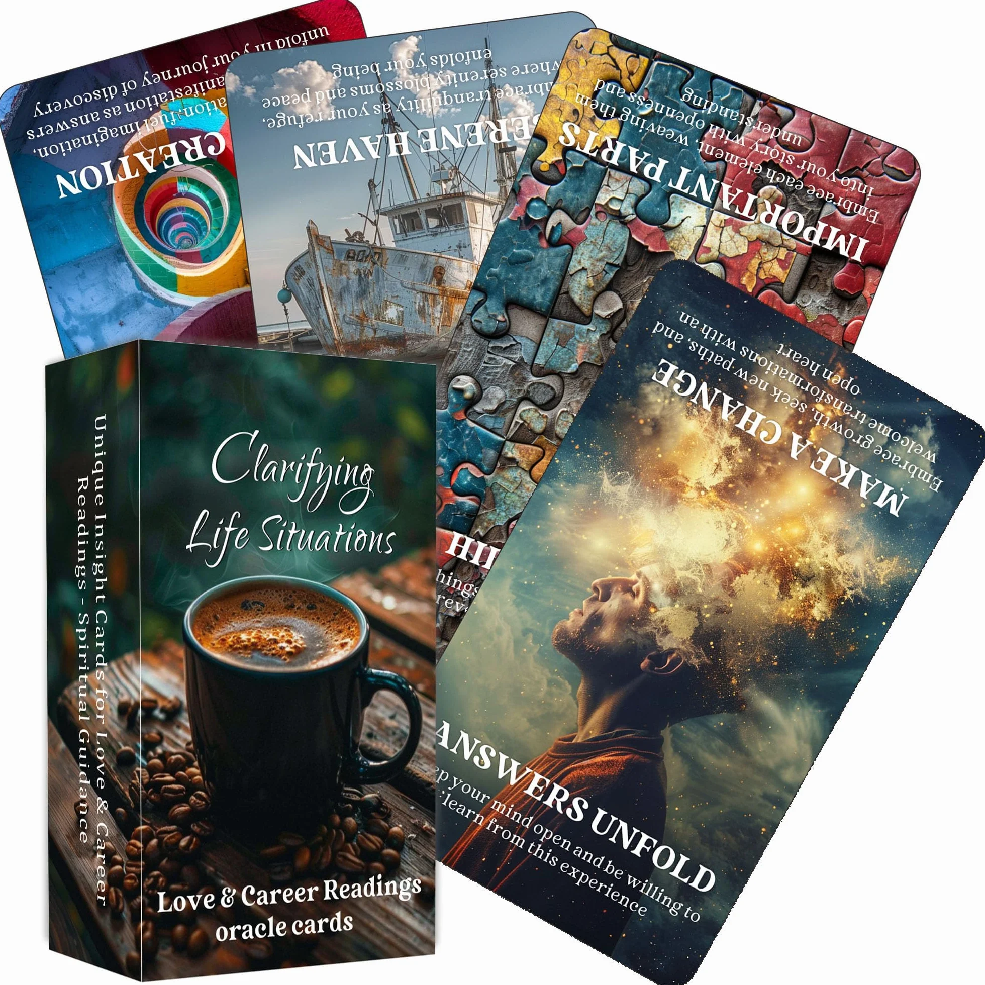 Chiarire le situazioni di vita Oracle Cards per principianti, Love and Career Oracle Deck