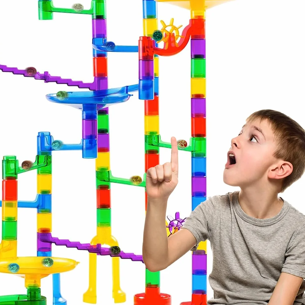 Ainiv 10Pz Palline di Vetro Luminose per Bambini, Biglie Colorate Decorative Che Si Illuminano al Buio