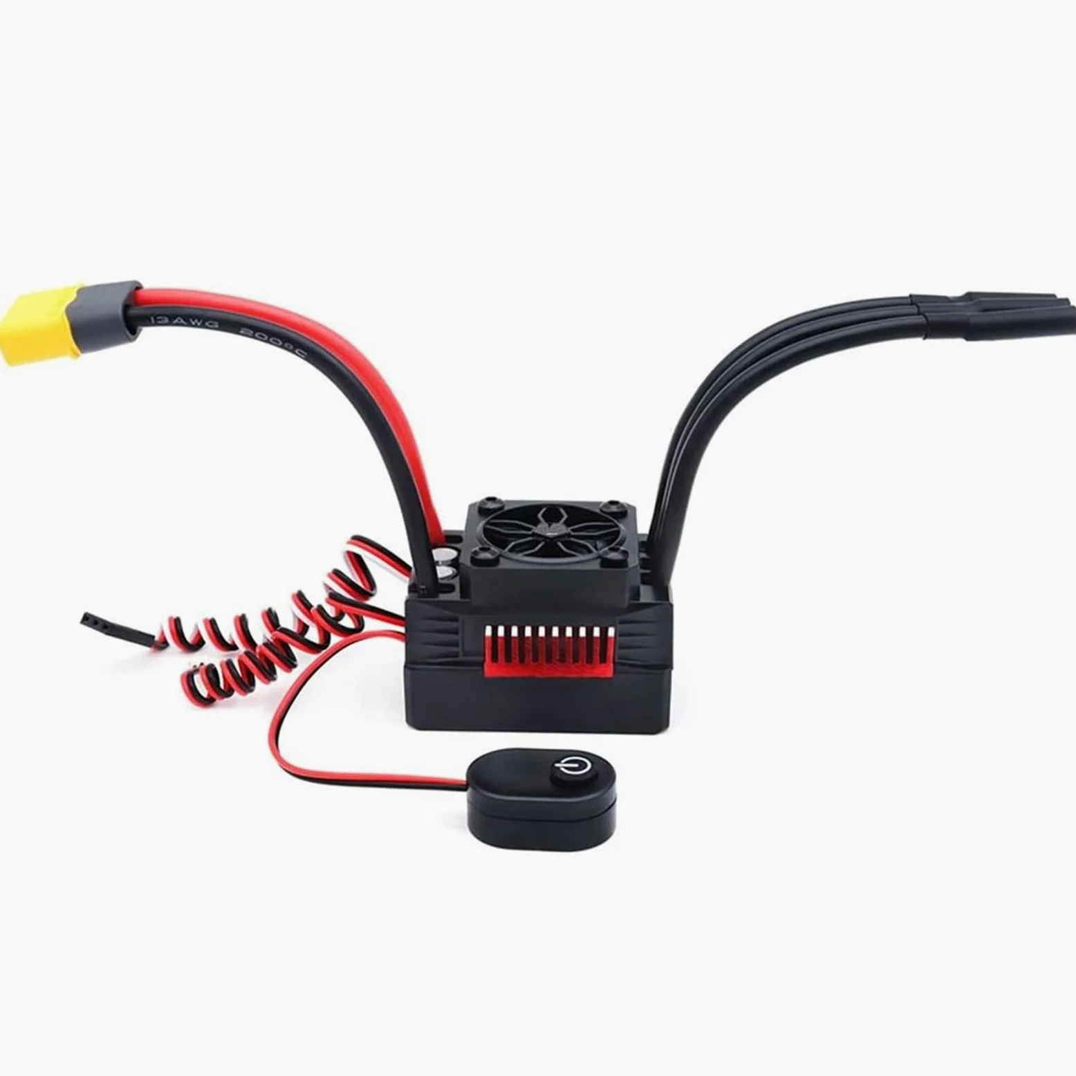 Per Rocket V2 1:10 Impermeabile Supersonico 90A Brushless ESC Controller Sensored Con 7.4V/8.4V 6A BEC 3650 Motore RC Parti Di Automobili Veicolo ESC RC