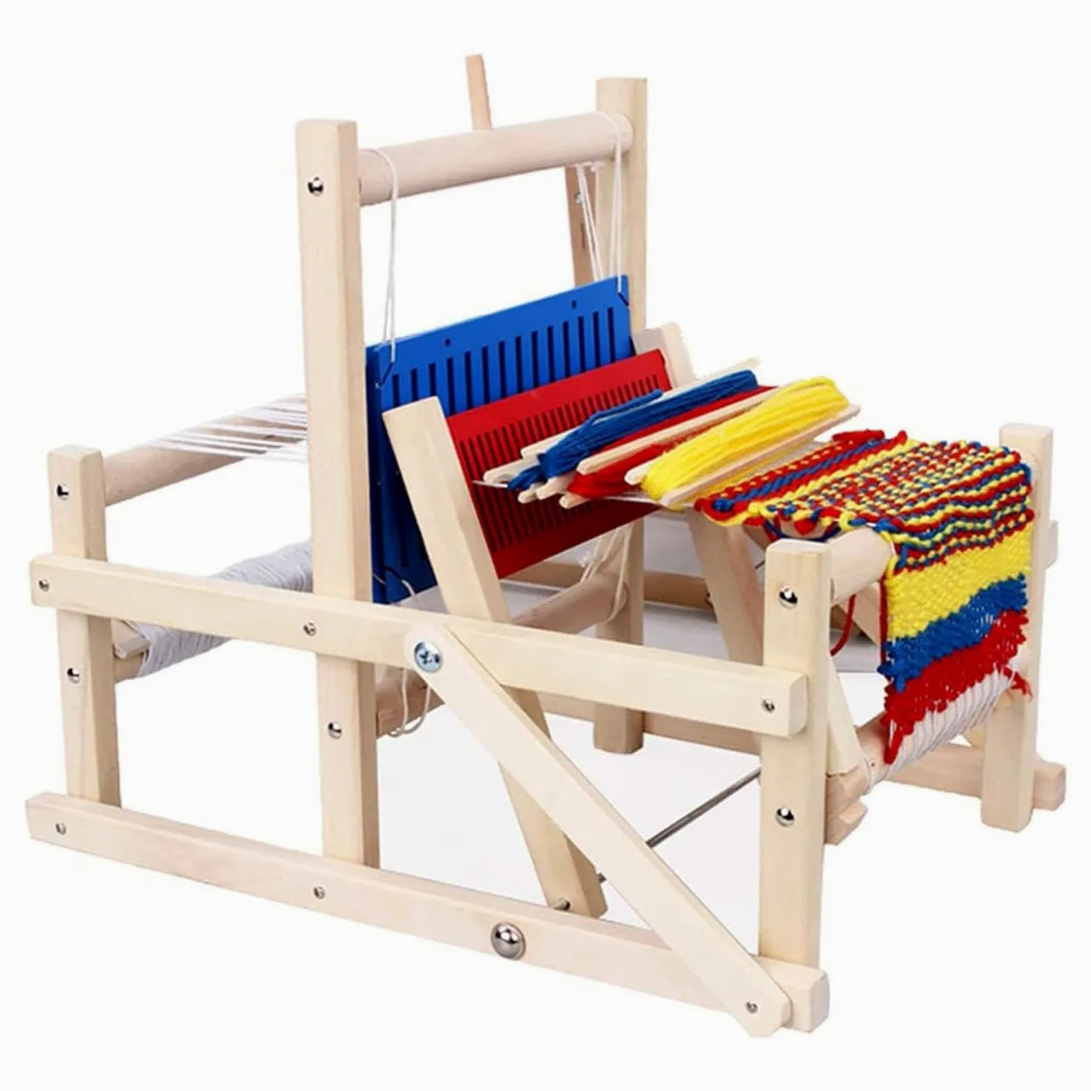 Telaio a Maglia a Mano Fai-da-Te, Set di Telai in Legno, Tessitura Multipla in Legno Giocattoli Intellettuali per Adulti per Adulti Dilettanti