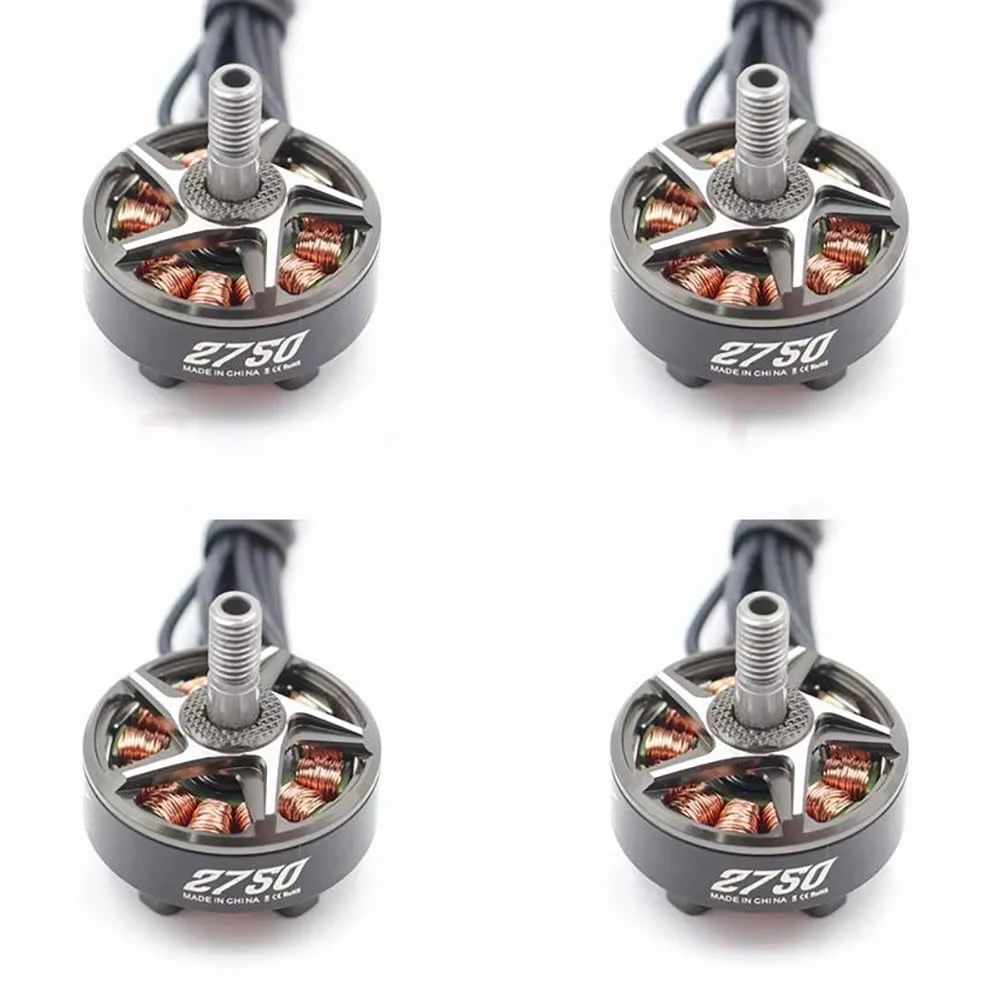 4 motori brushless EX2306 2306 Plus 1800KV 2500KV 2750KV per elica RC Quadcopter FPV Racing Drone fai da te (4 pezzi 2306 2750KV)