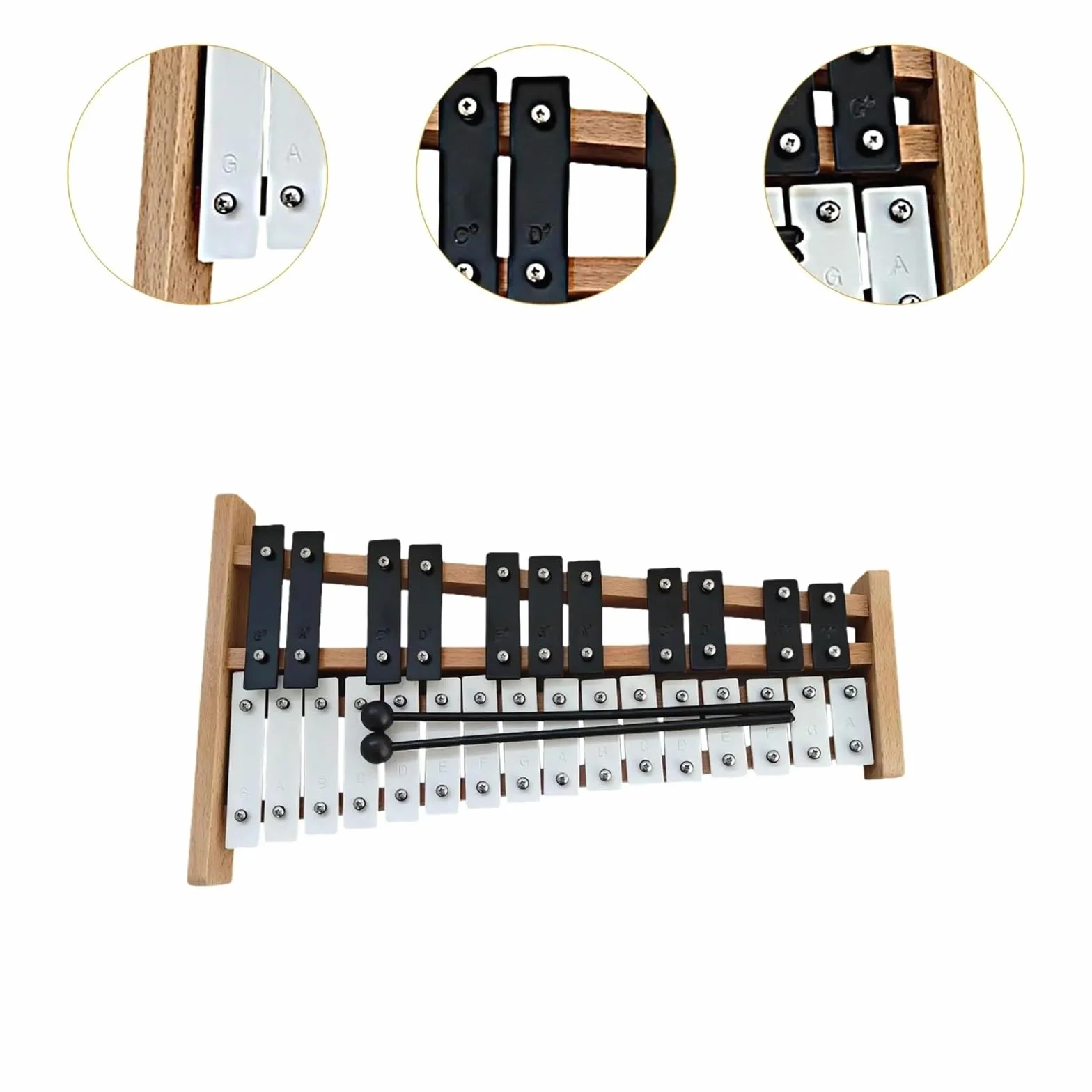 27 Notes Glockenspiel Xylophone | Musica for percussioni manuali for abilità motorie