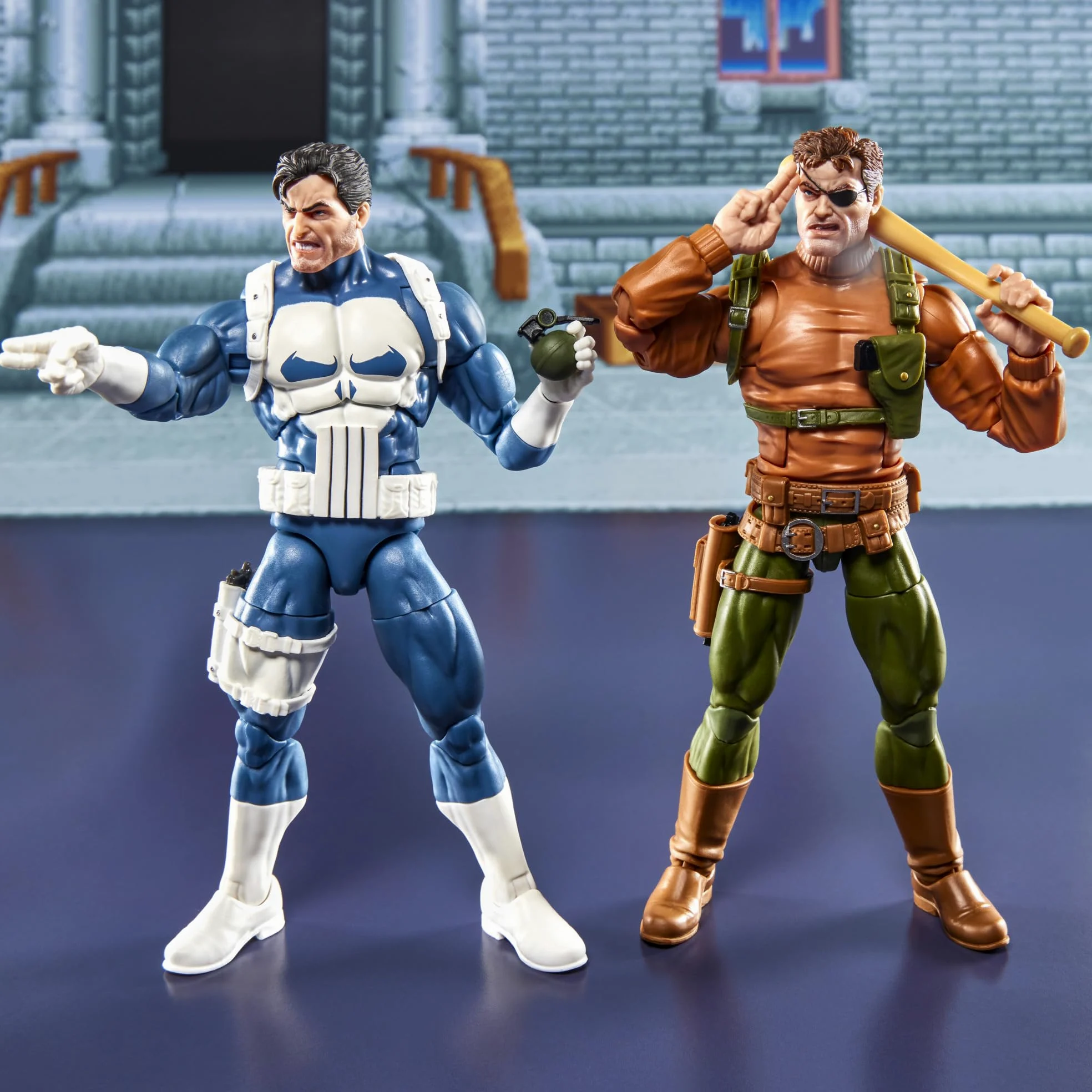 Hasbro Marvel Legends Series, Gameverse, The Punisher e Nick Fury, action figure collezionabili