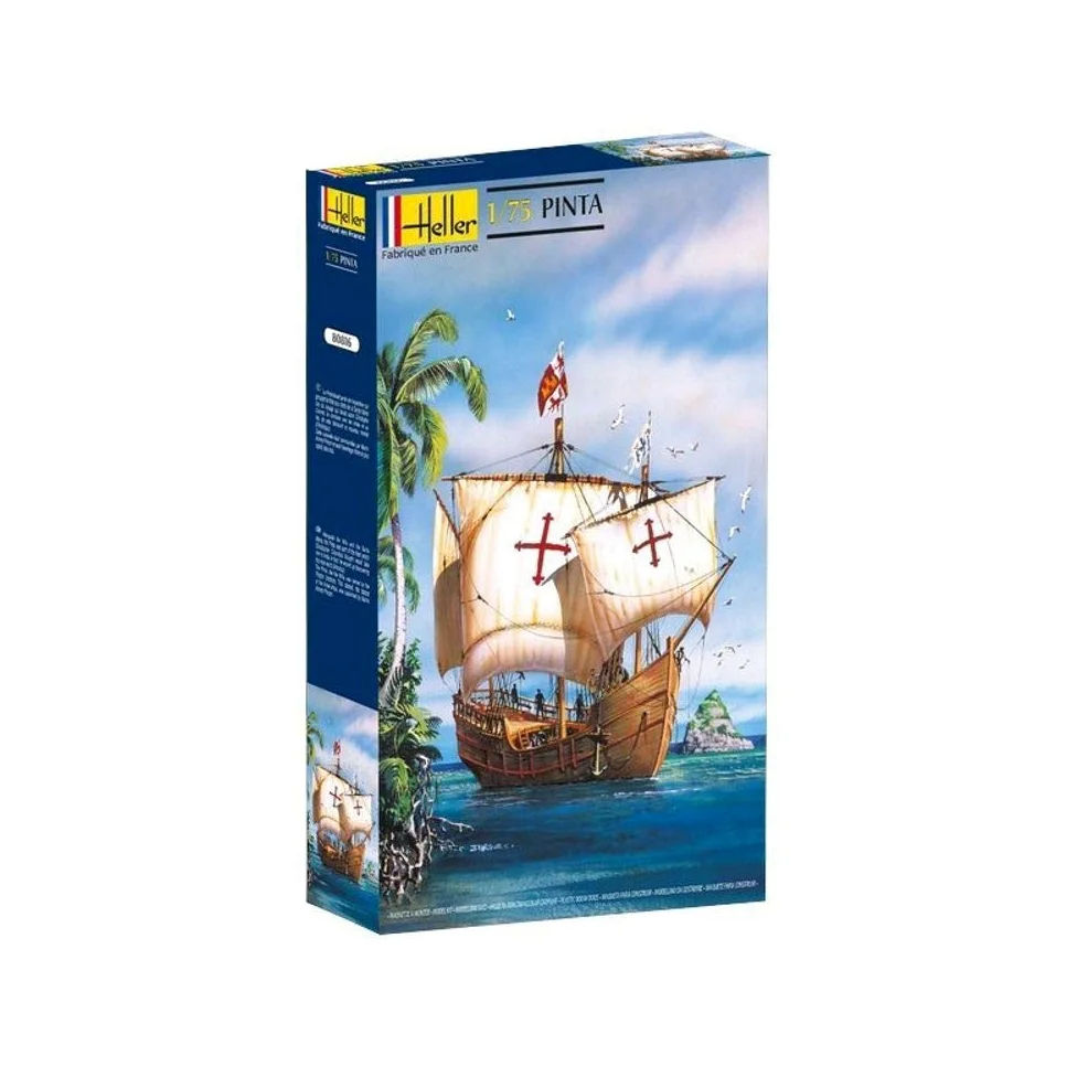 Heller 80816 - Modellino da Costruire, Caravella Pinta, Scala 1:75 [Importato da Francia]