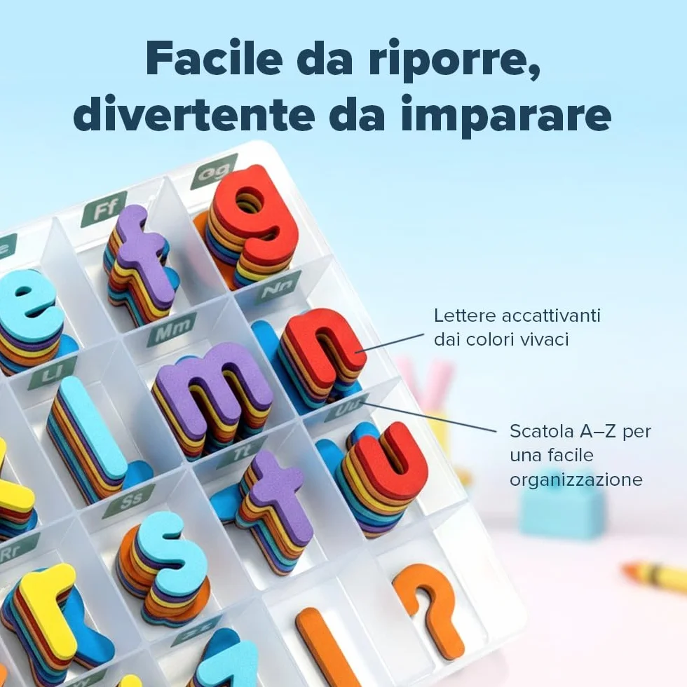 Smart Panda Magnetyczne Litery i Cyfry do Lodówki 263 el. Zestaw
