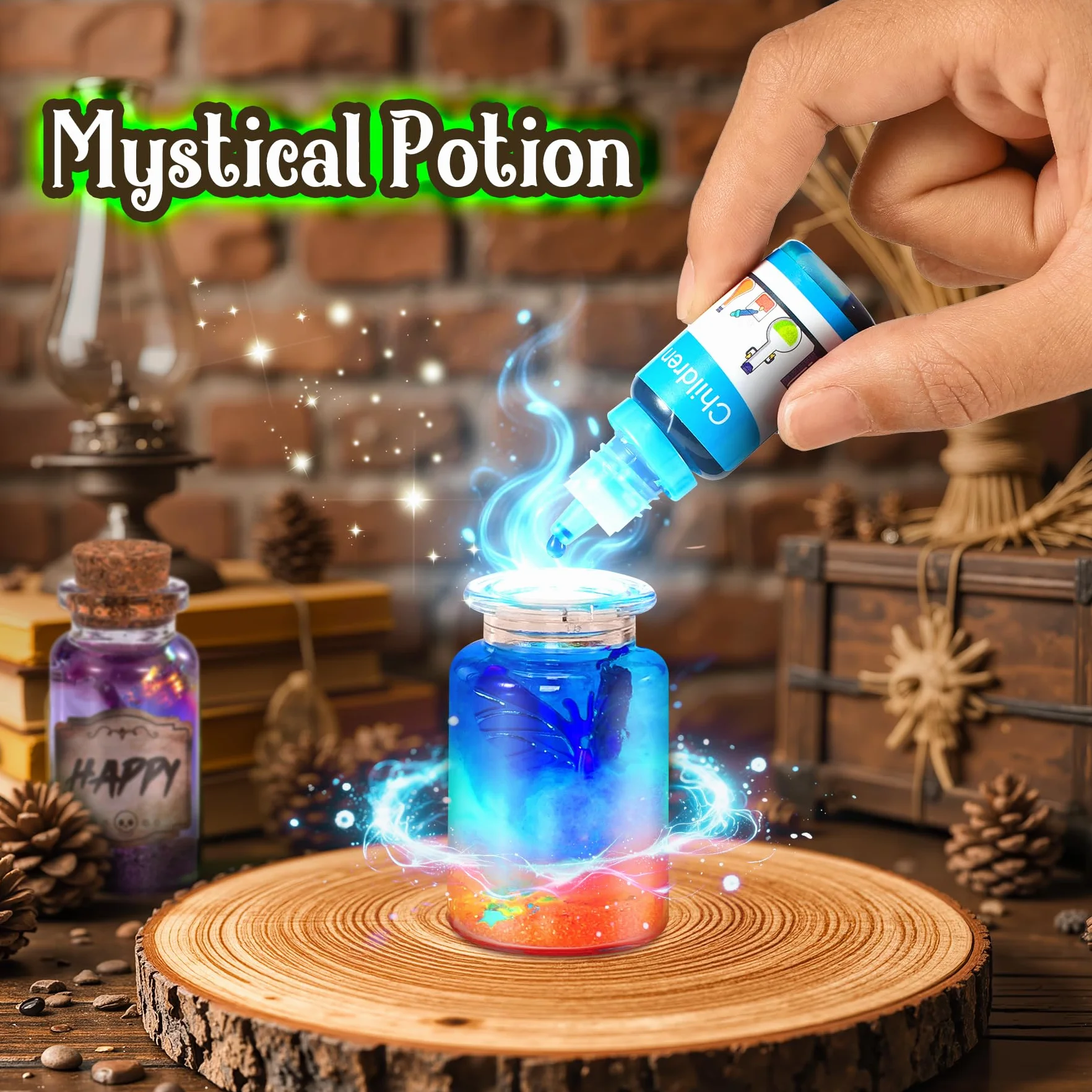 Kit Per Pozioni Fatate per Bambini 6-12 Anni - Gelatina Magica Acqua - Giochi Halloween Regalo Bambina 6-11 Anni