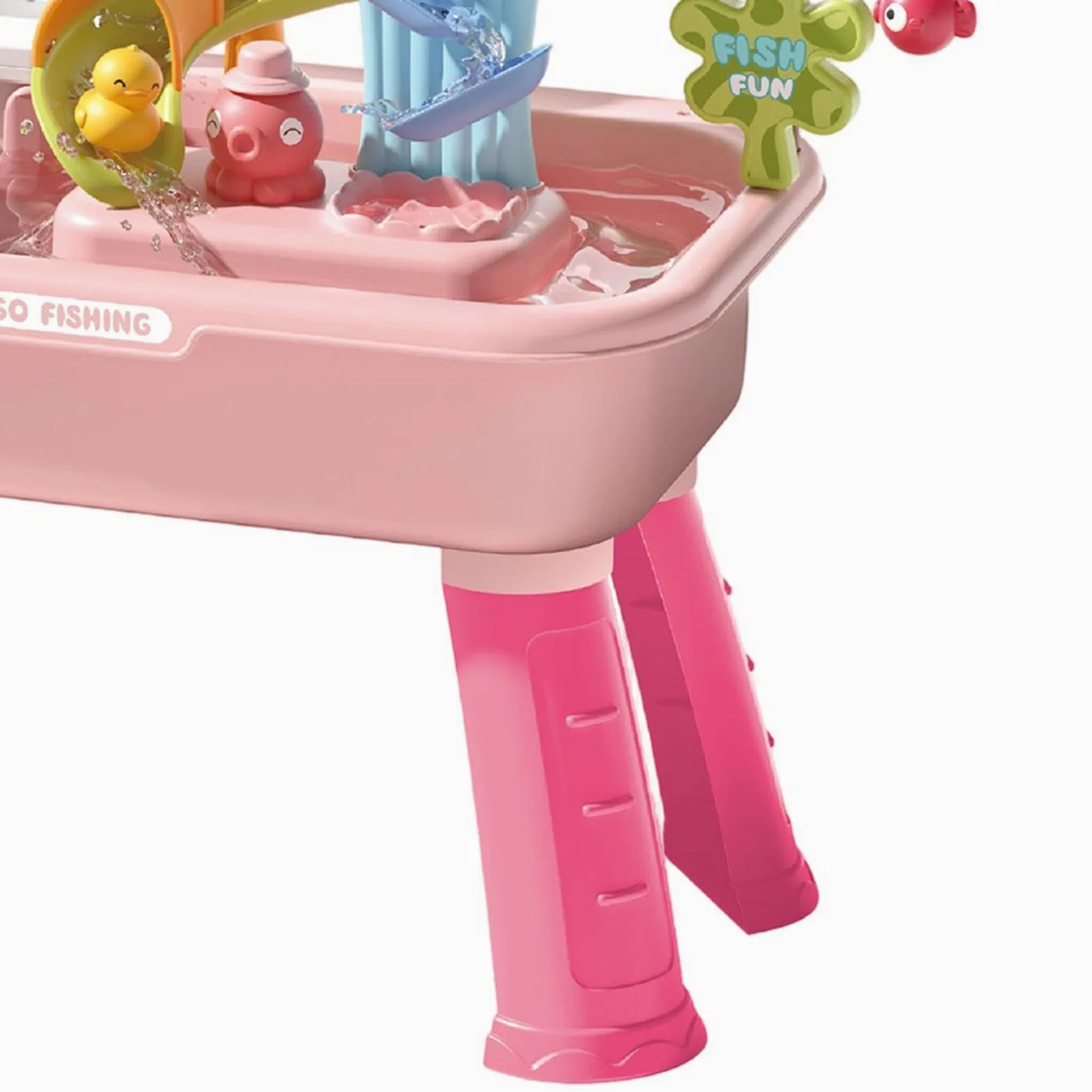 Tavolo Acquatico da Esterno di Pesca Estivo | Giocattolo Con Acqua Corrente Per Maschi Femmine Prescolari Patio Spiaggia Campeggio Casa Bagno Sala Giochi Vacanze