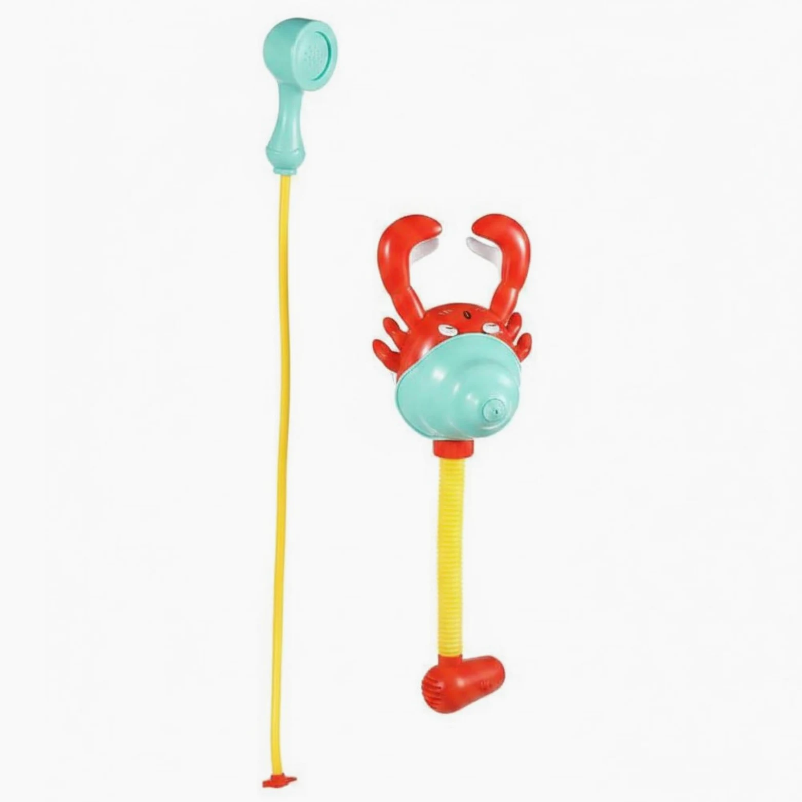 Gralara Doccetta Giocattolo a Forma di Granchio Gioco Interattivo Giocattolo a Spruzzo D'acqua Elettrico per Bambini, Neonati, Bagnetto, Piscina