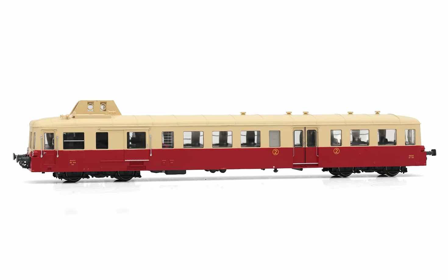 Jouef Loisirs HJ2617 SNCF, X 3800 "Picasso diesel, livrea rossa e beige, ep. III, Locomotiva Diesel