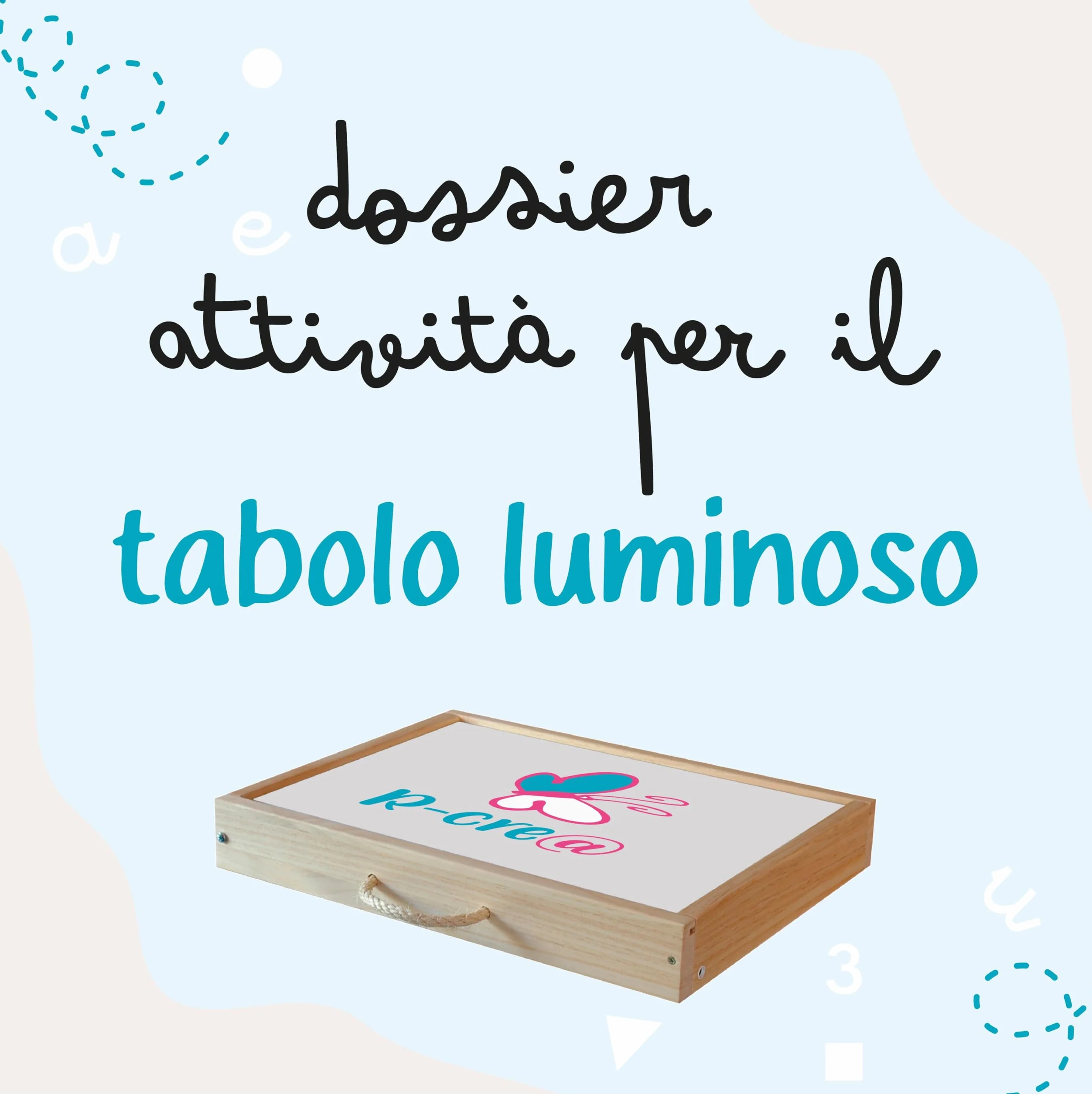 Tavolo Luminoso Montessori RGBW 48x37x7 cm con Manuale di Attività | Connessione Mobile e Telecomando | Reagisce a Musica e Voce | Certificato AIJU + Univ. Murcia | Sensoriale Educativo
