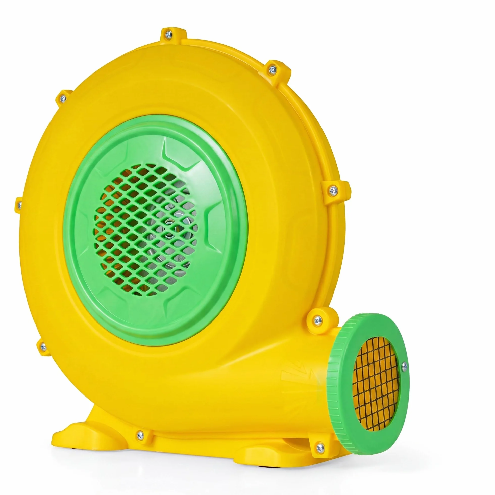 GIANTEX Soffiatore per Castello Gonfiabile 550W/680W/950W, Soffiatore Elettrico con Griglia di Protezione&Maniglia Pratica&4 Picchetti, Pompa d'Aria Elettrica per Scivolo Acquatico (950W)