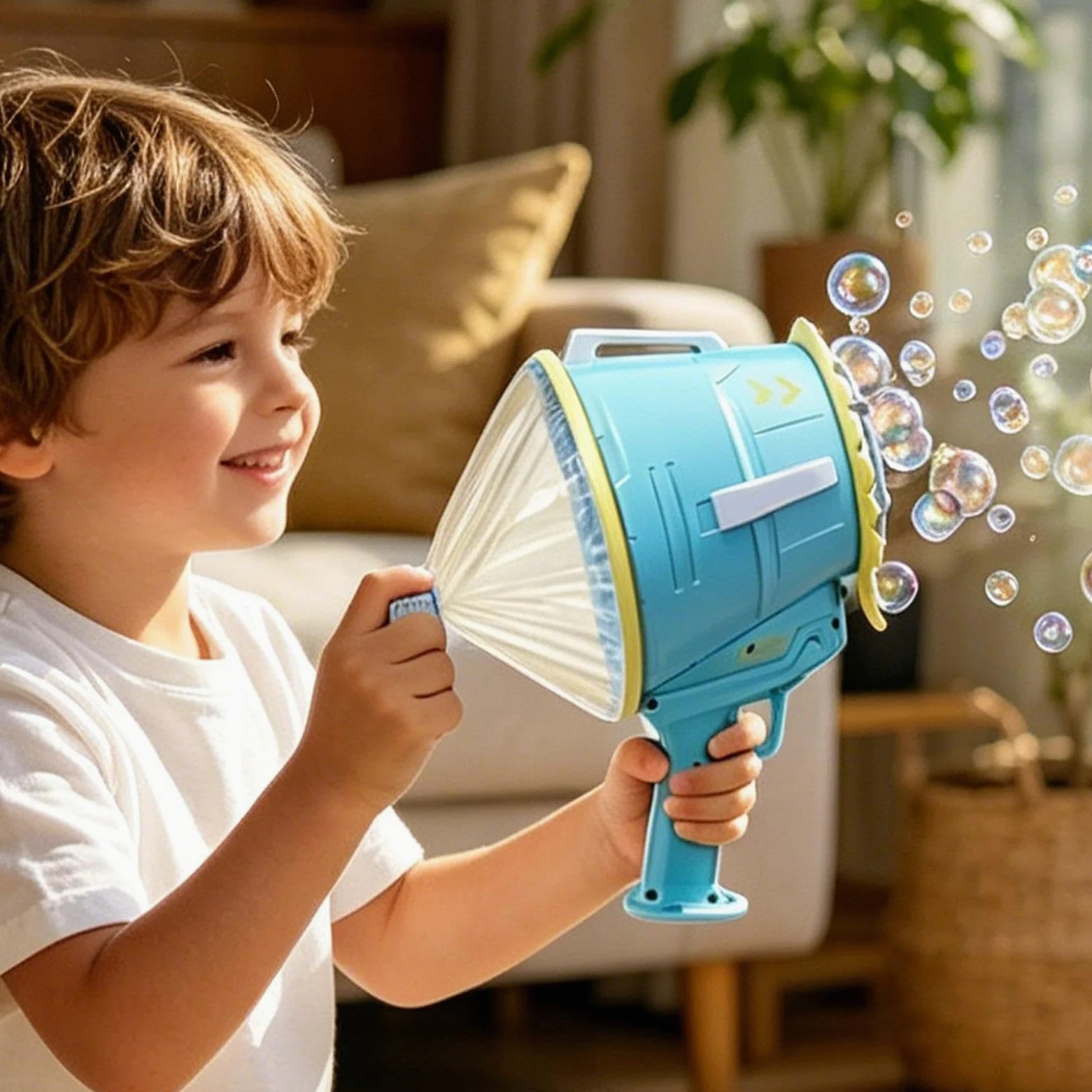 Macchina Bolle Giocattolo da Giardino Portatile | Macchina Bolle per Ragazzi Asilo Feste Vacanze Giardino Picnic Spiaggia Estivi Giochi