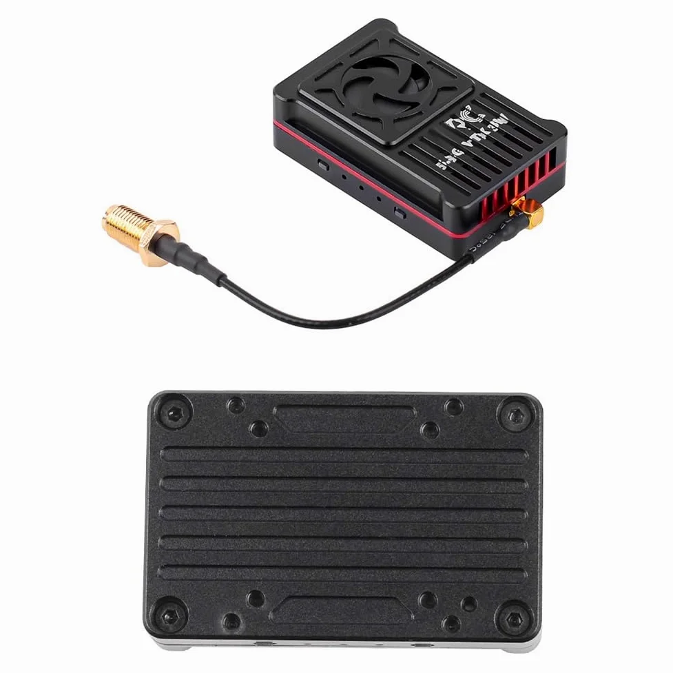 Trasmettitore Video FPV Ad Alta Potenza da 5.8G 3W VTX A 48 Canali per Droni FPV A Lungo Raggio e Modelli RC, Supporto per Batterie da 2-8S