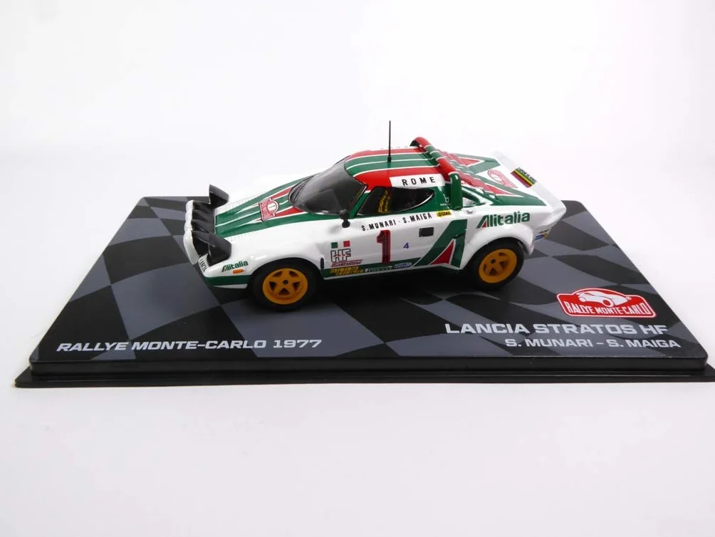 EAGLEMOSS RMIT3H 1/43 IXO Lancia Stratos HF 1977 Rallye Monte Carlo
