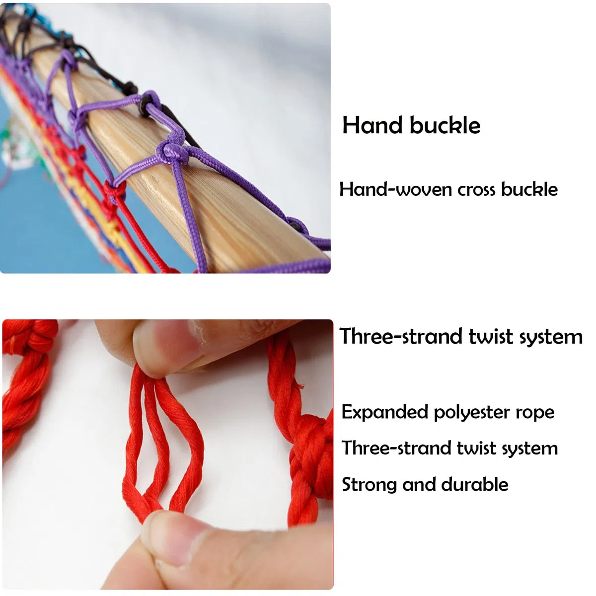 Rete da arrampicata per bambini, corda in nylon intrecciata sicura per giochi interni ed esterni, accessorio per altalena, rete da arrampicata da giardino, divertimento attivo per bambini, durevole e