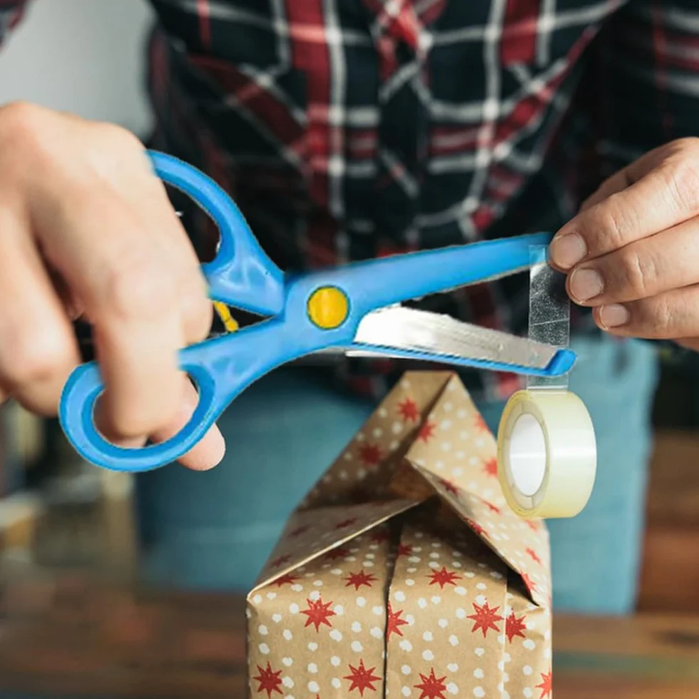 Forbici Bambini, Artigianali Forbici per Bambini, Confezione da 2 Forbici per Bambini Principianti, Plastica Forbici, Applicabile a Forbice Sopra i 3 Anni Nella Scuola Materna